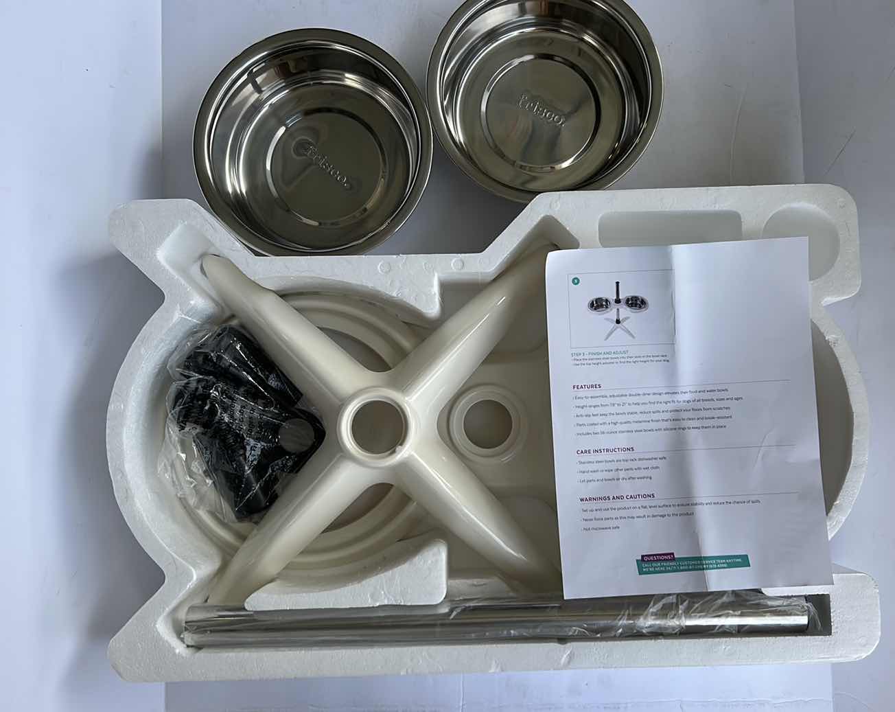 Photo 1 of NEW FRISCO ADJUSTABLE STAINLESS STEEL BIWLS