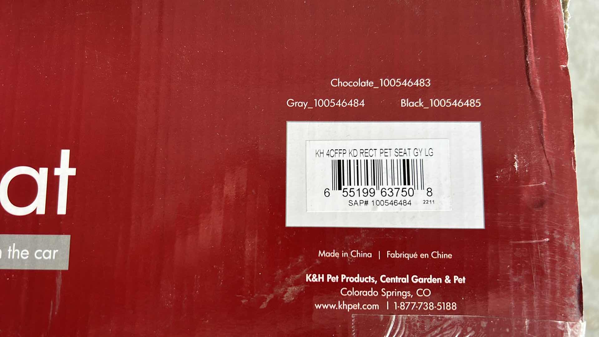 Photo 3 of NEW RECTANGLE BOOSTER PET SEAT  GRAY LARGE