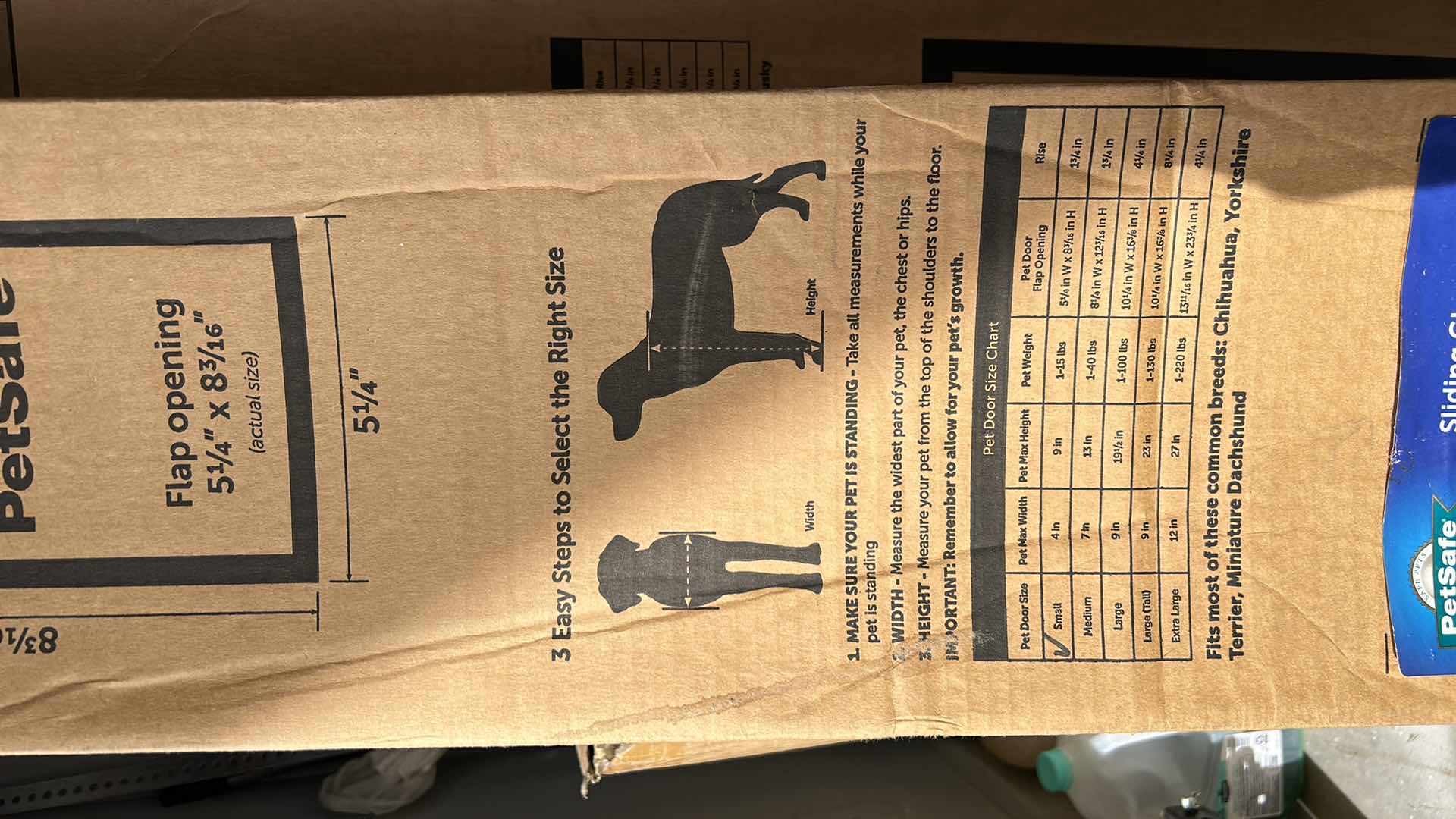 Photo 1 of DOGGY DOOR INSERT FOR SLIDING GLASS DOOR 