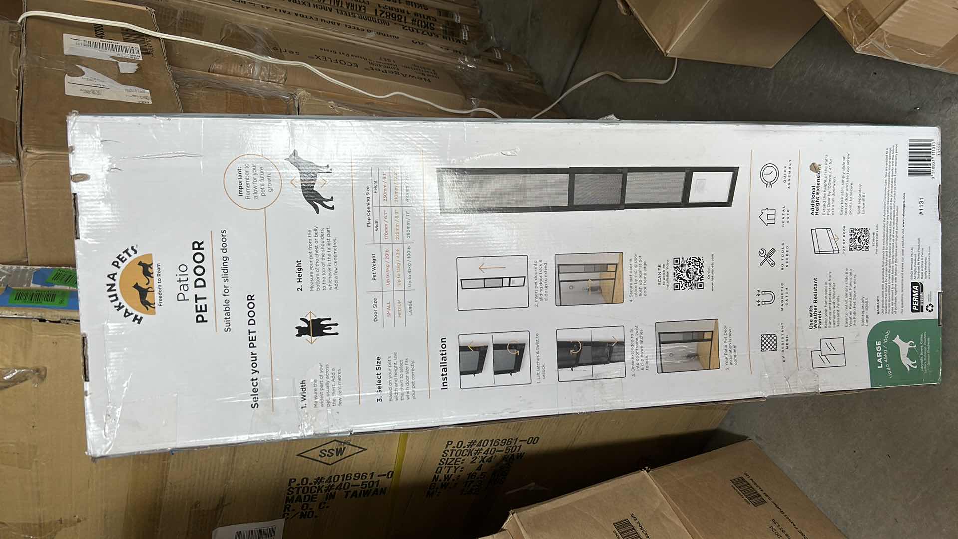 Photo 1 of NEW HAKUNA PETS PATIO PET DOOR