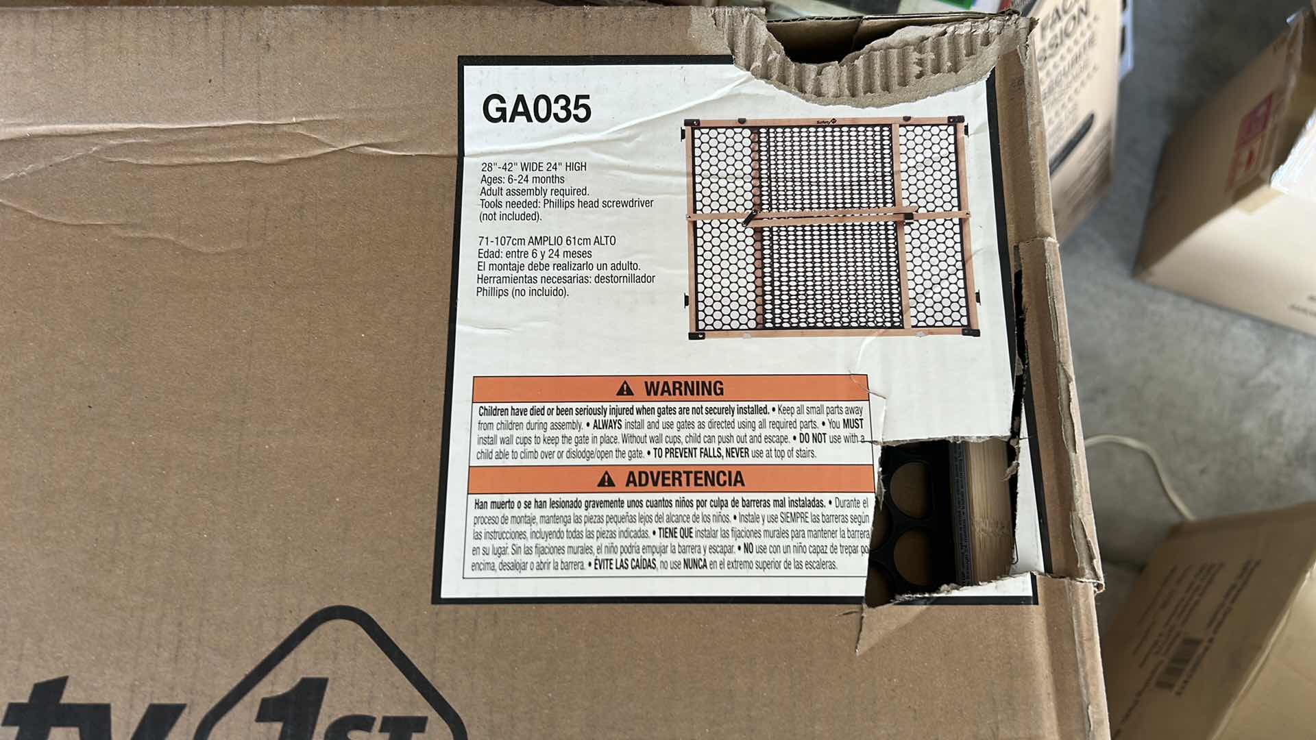 Photo 1 of NEW PLASTIC GATE BAMBOO FRAME