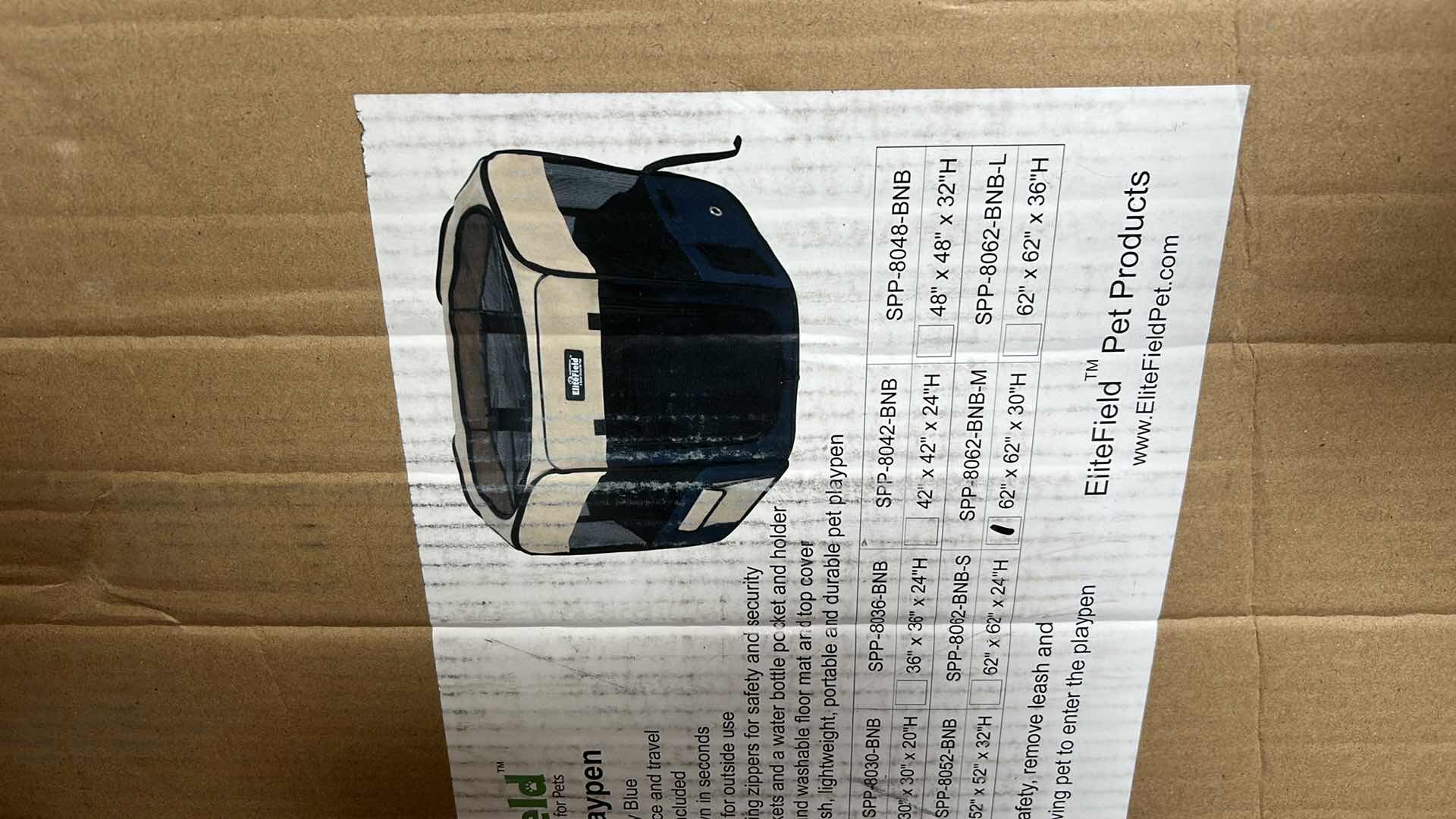 Photo 3 of NEW ELITE FIELD SOFT PET PLAYPEN