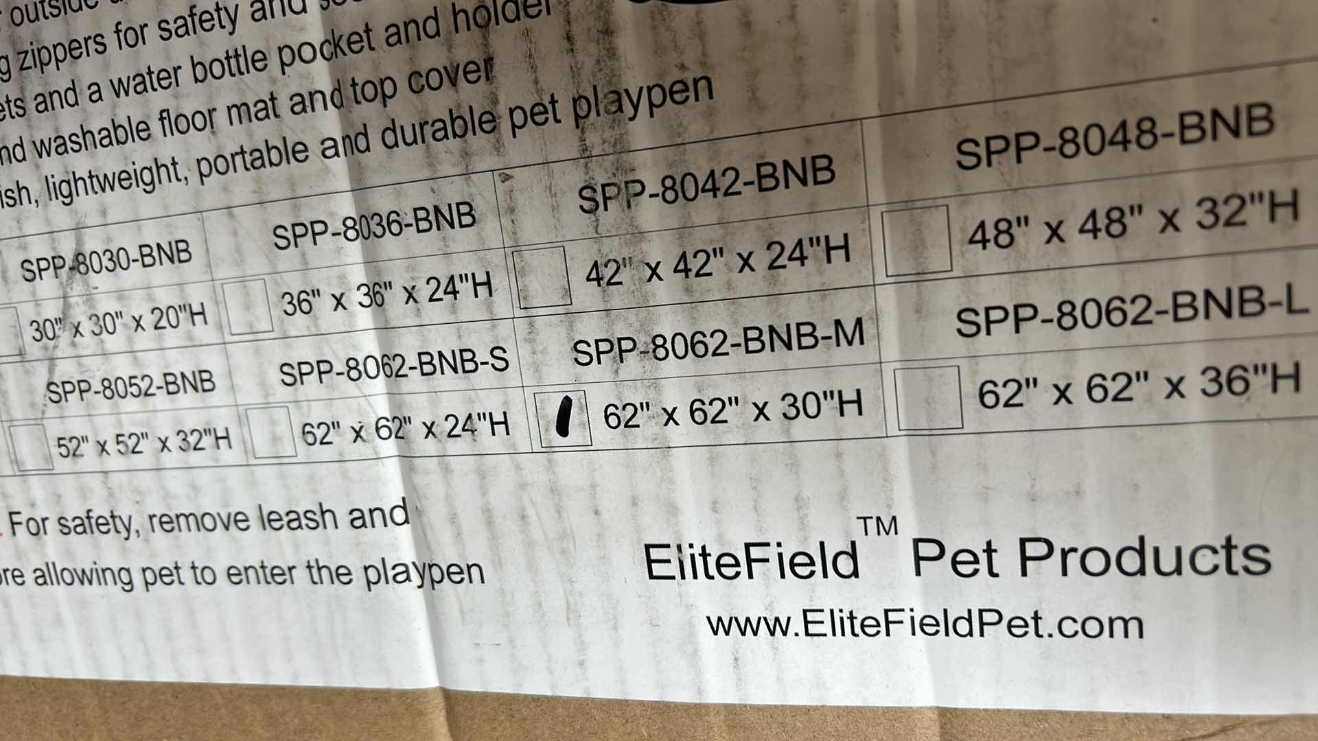 Photo 4 of NEW ELITE FIELD SOFT PET PLAYPEN