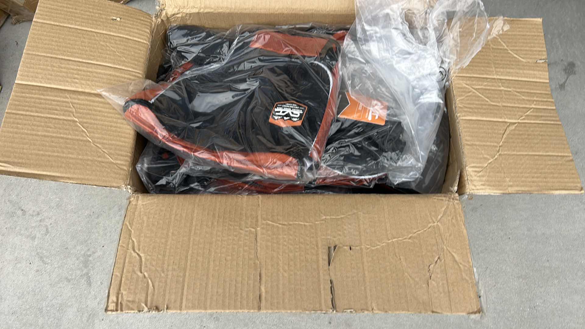 Photo 1 of LARGE BOX FULL OF NEW DOG HARNESSES AND SADDLEBAGS 