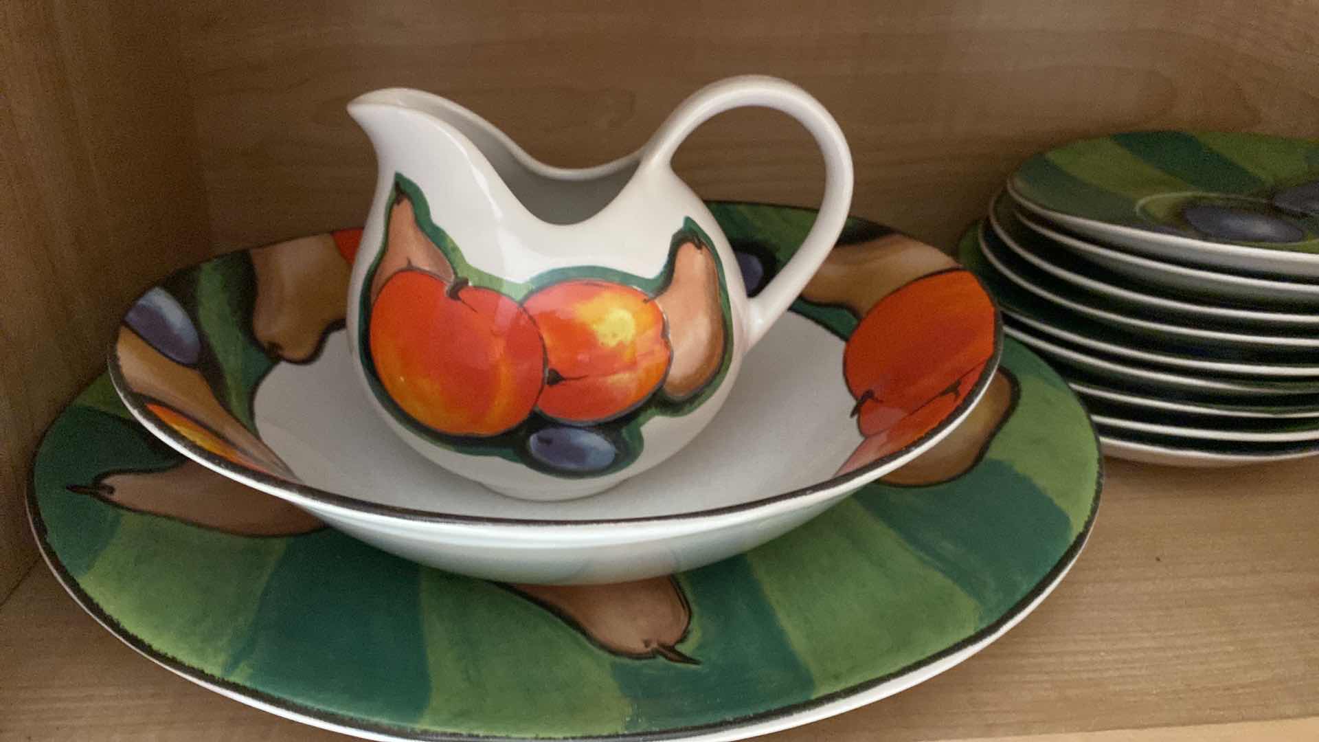 Photo 1 of CONTENTS OF KITCHEN CABINET DISHES CUPS AND MORE