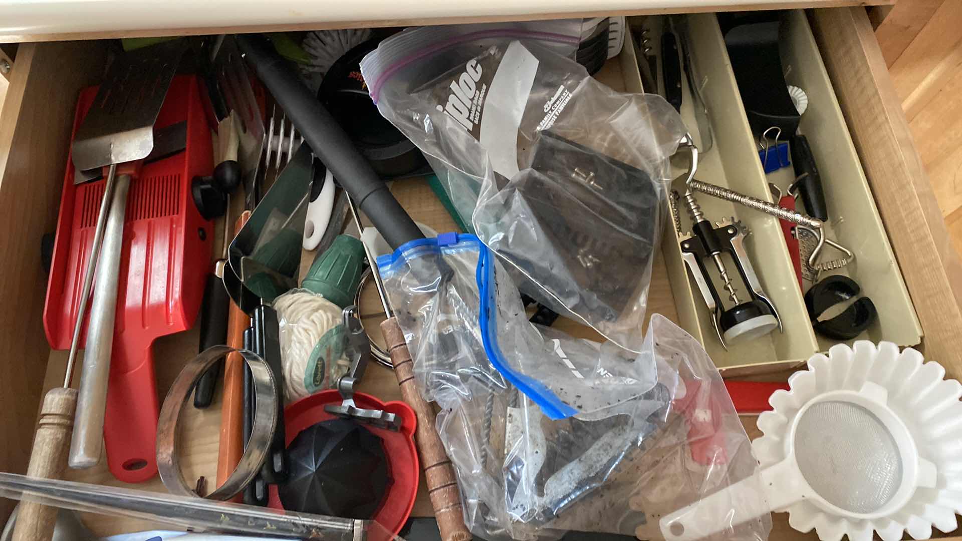 Photo 1 of CONTENTS OF 2 KITCHEN DRAWERS COOKING TOOLS