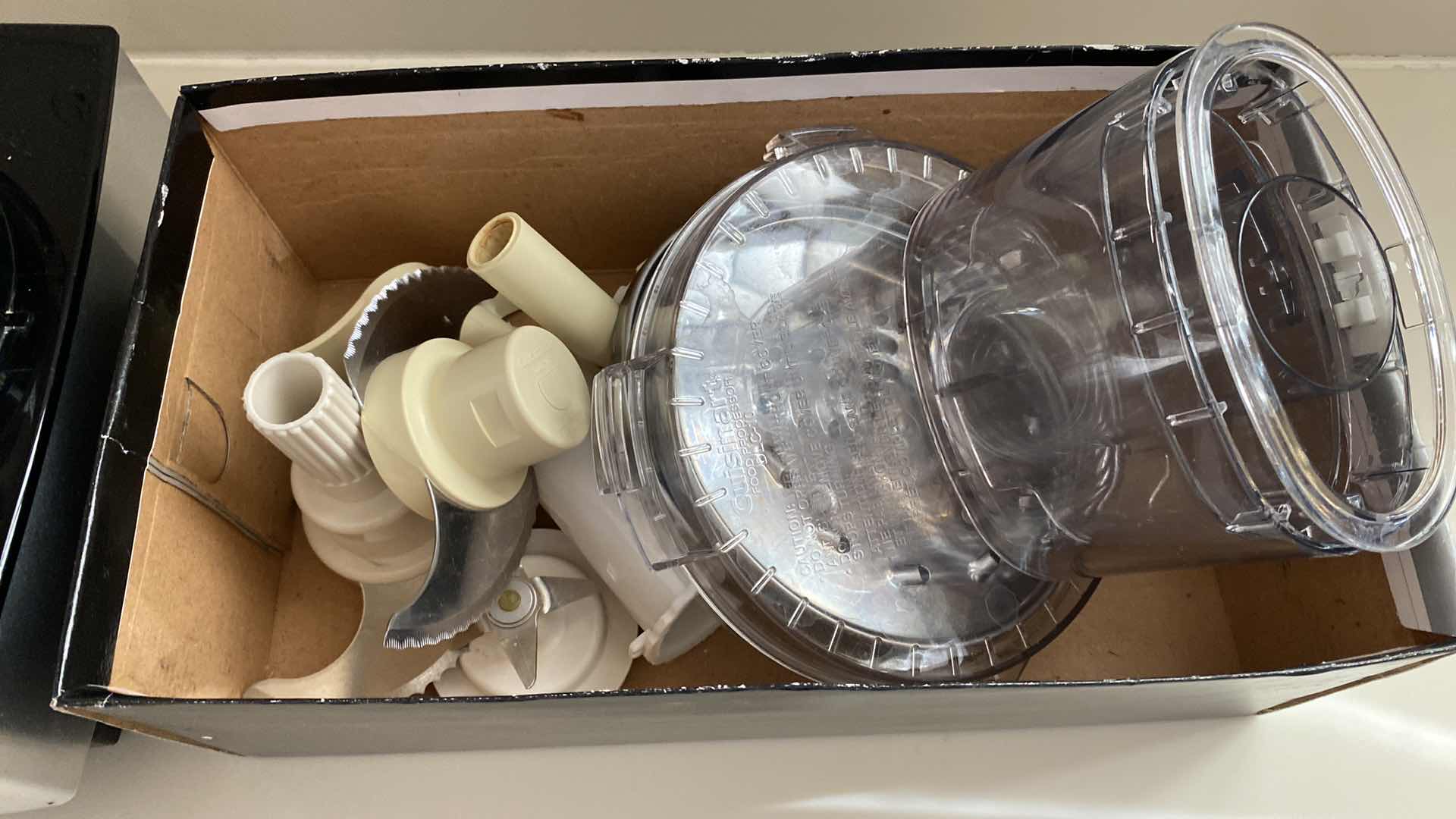 Photo 1 of CONTENTS OF CABINET CUISINART 7 CUP FOOD PROCESSOR