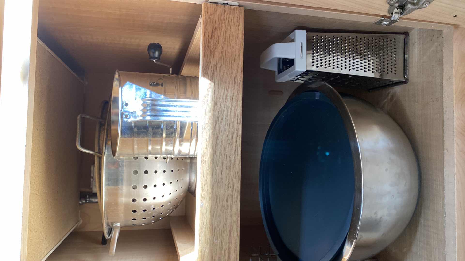 Photo 1 of CONTENTS OF CABINET MIXING BOWL COLANDER AND MORE