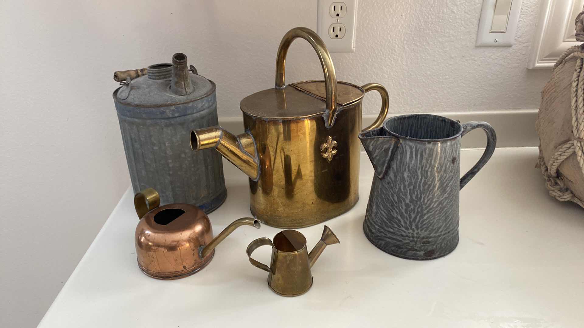 Photo 1 of VINTAGE PITCHERS AND WATERING CAN