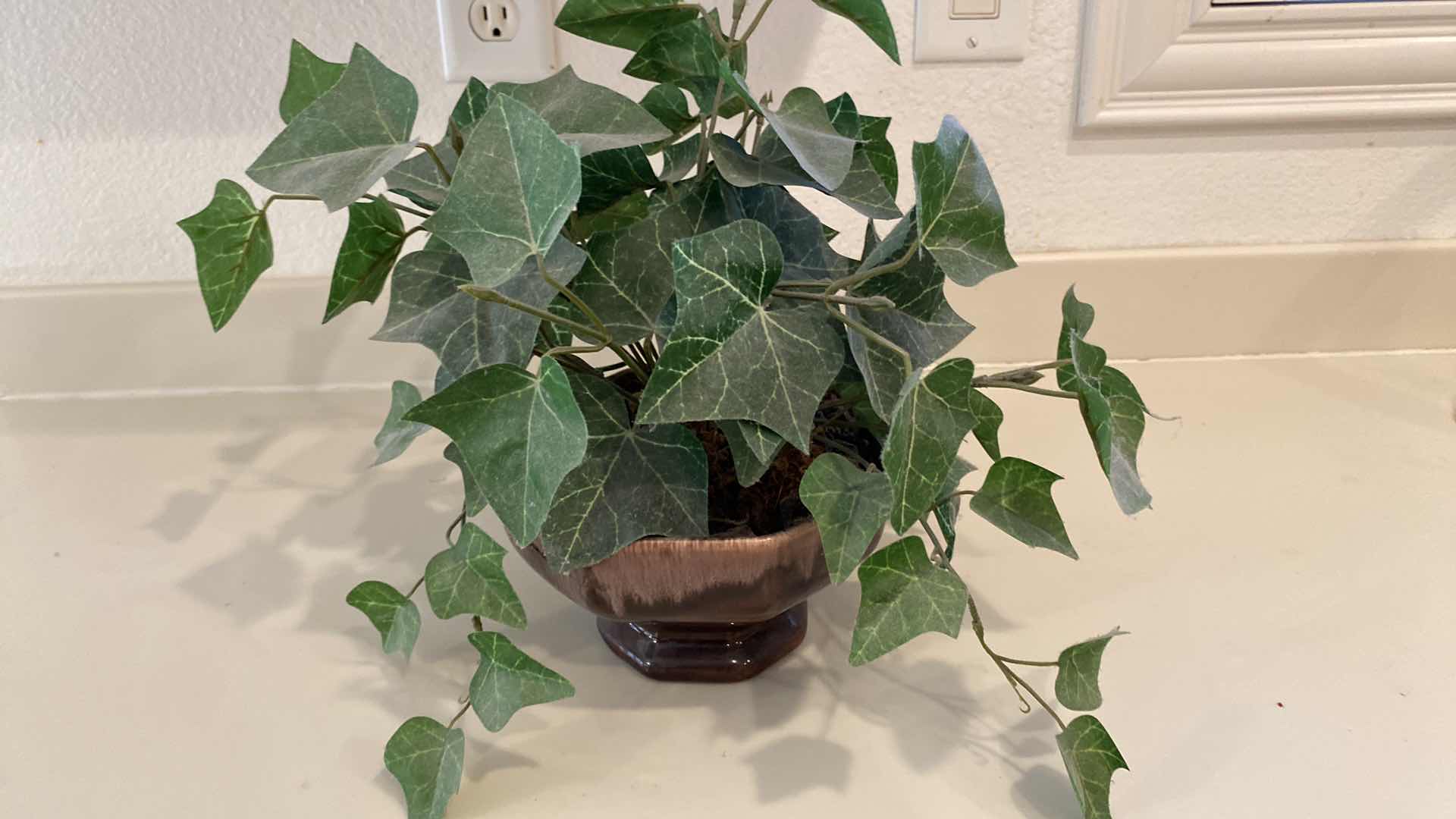 Photo 1 of MOTHER GOOSE SOUP TUREEN 12“ x 11“ AND FAUX PLANT