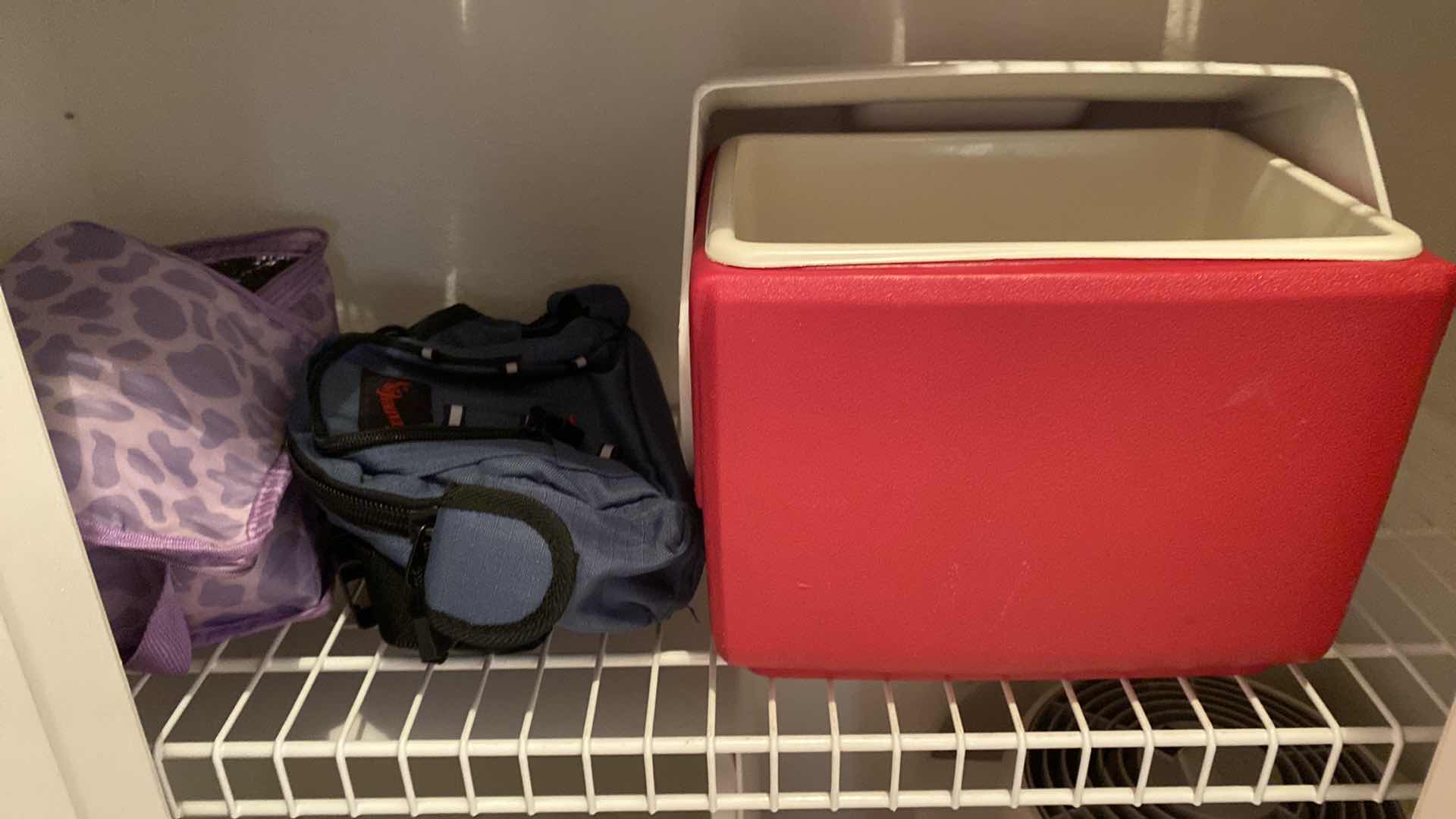 Photo 6 of HALL CLOSET ICE CHESTS CLEANING SUPPLIES NAPKINS AND MORE