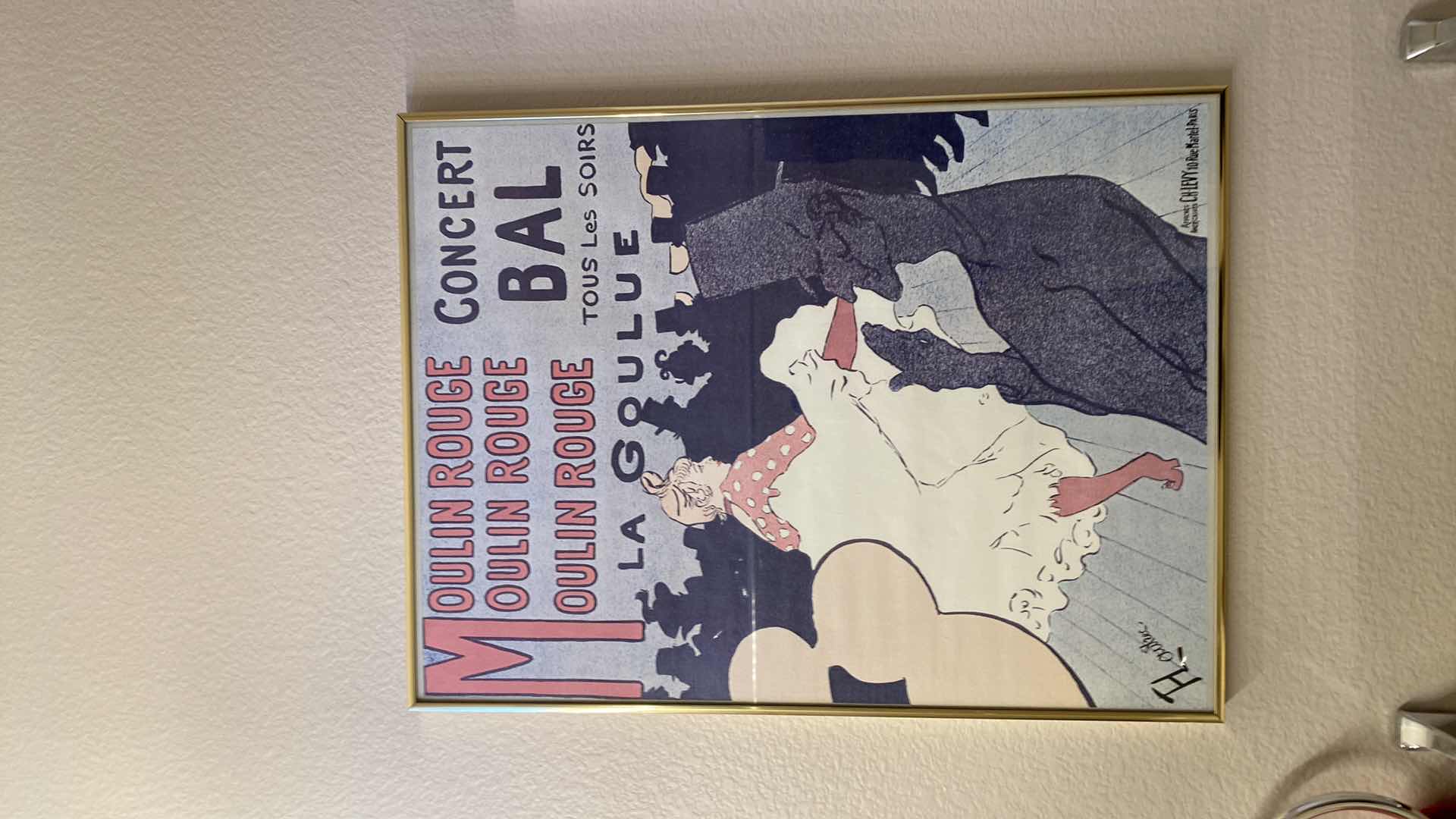 Photo 1 of PAIR OF FRAMED FRENCH CANVAS ARTWORK 18” x 24“