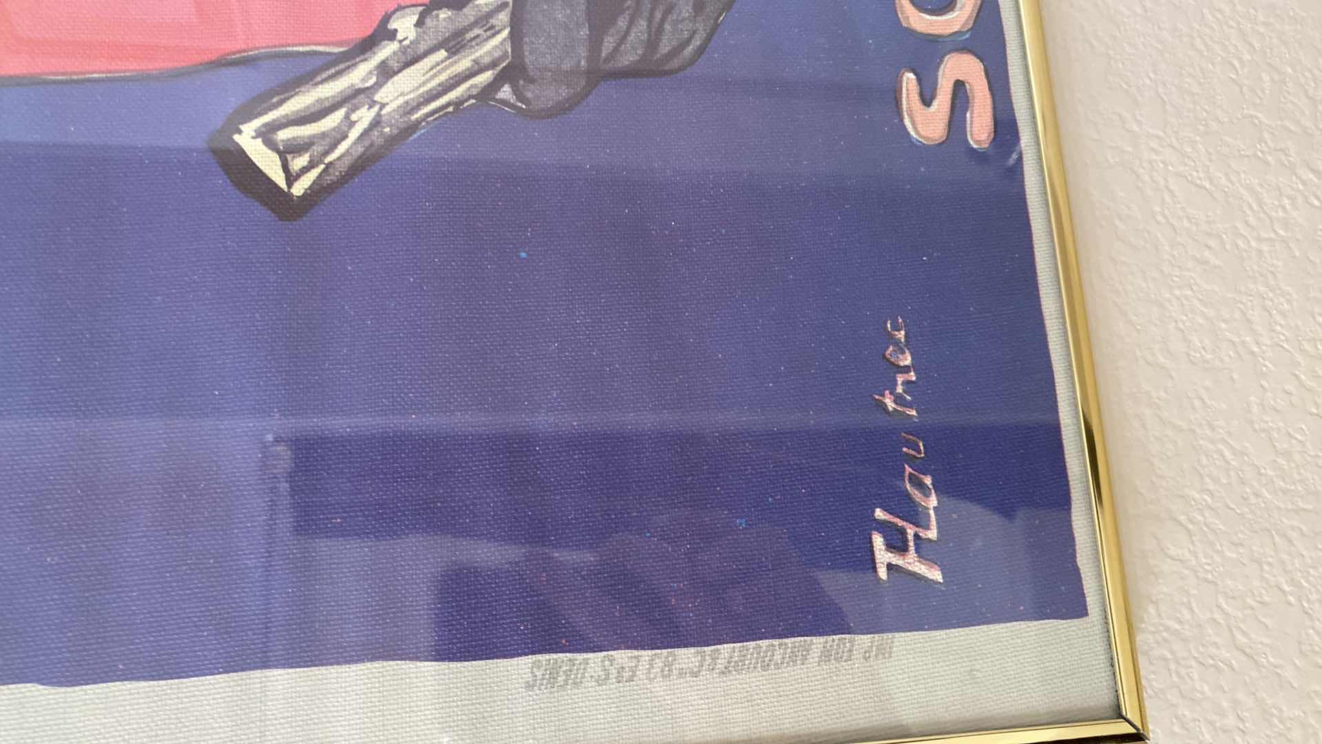 Photo 1 of PAIR OF FRAMED FRENCH CANVAS ARTWORK 18” x 24“