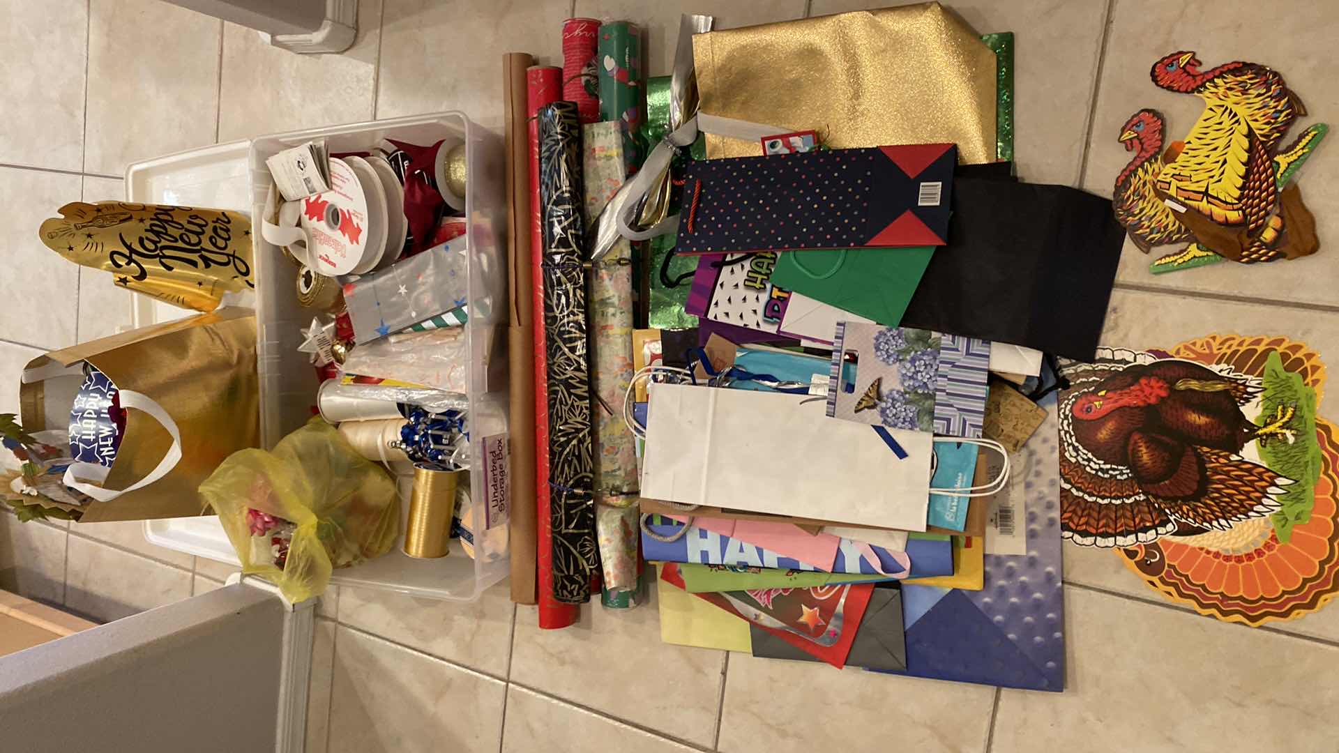 Photo 1 of GIFT WRAP BAGS RIBBON AND PARTY SUPPLIES