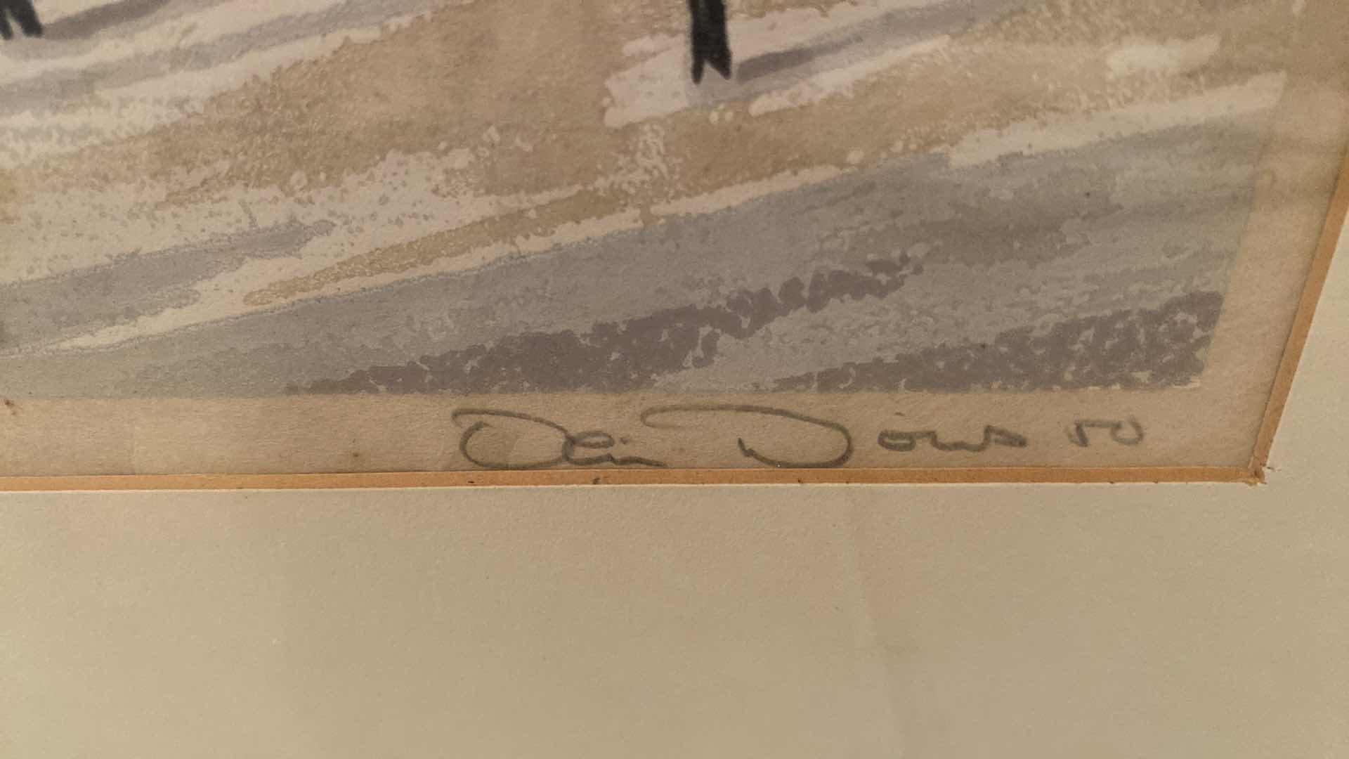 Photo 1 of 3 - FRAMED ARTWORK VARIOUS GENRES LARGEST 12 1/2” x 11 1/2”