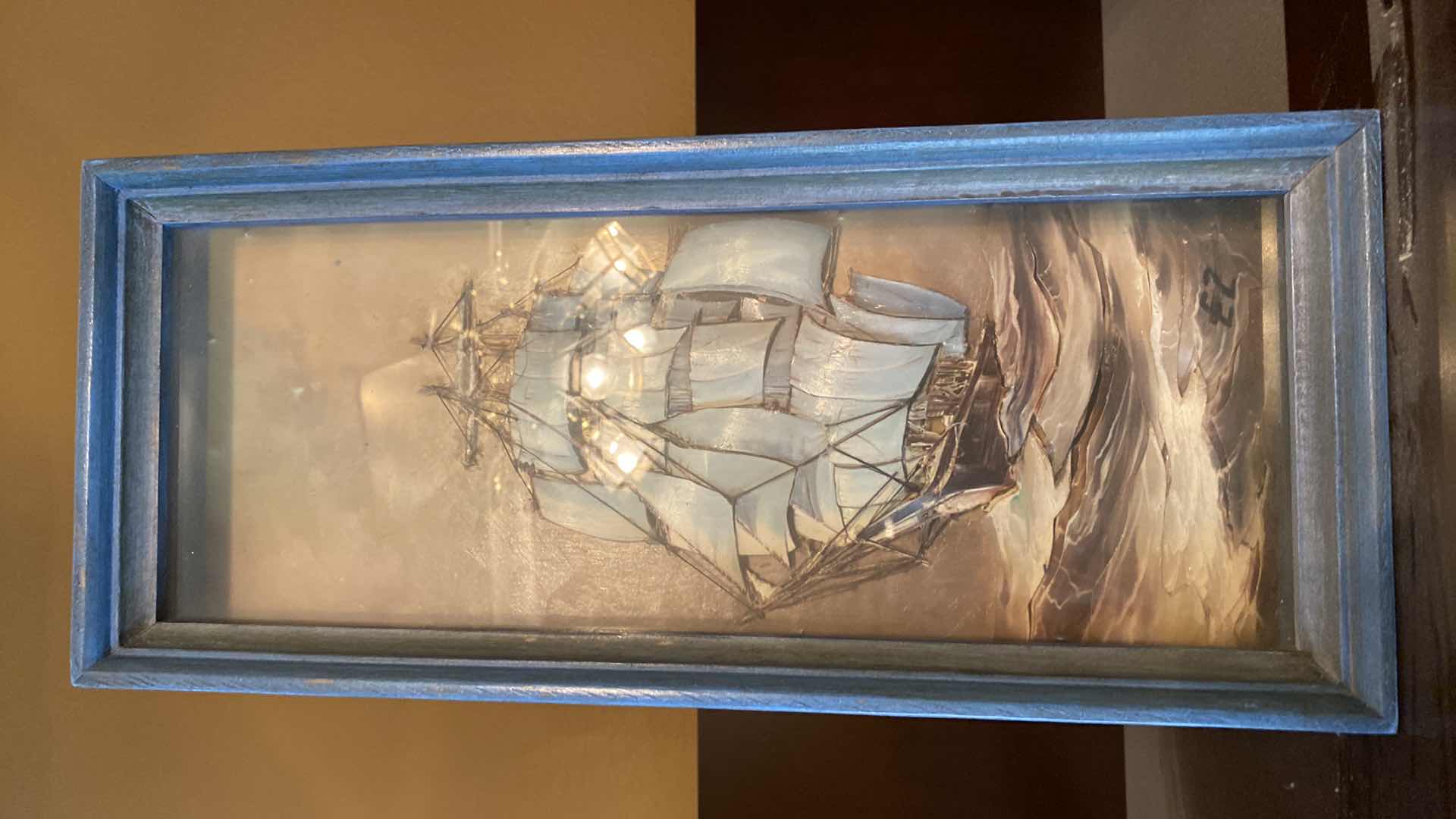 Photo 3 of SAIL BOAT DECOR LARGEST 25” x 30”