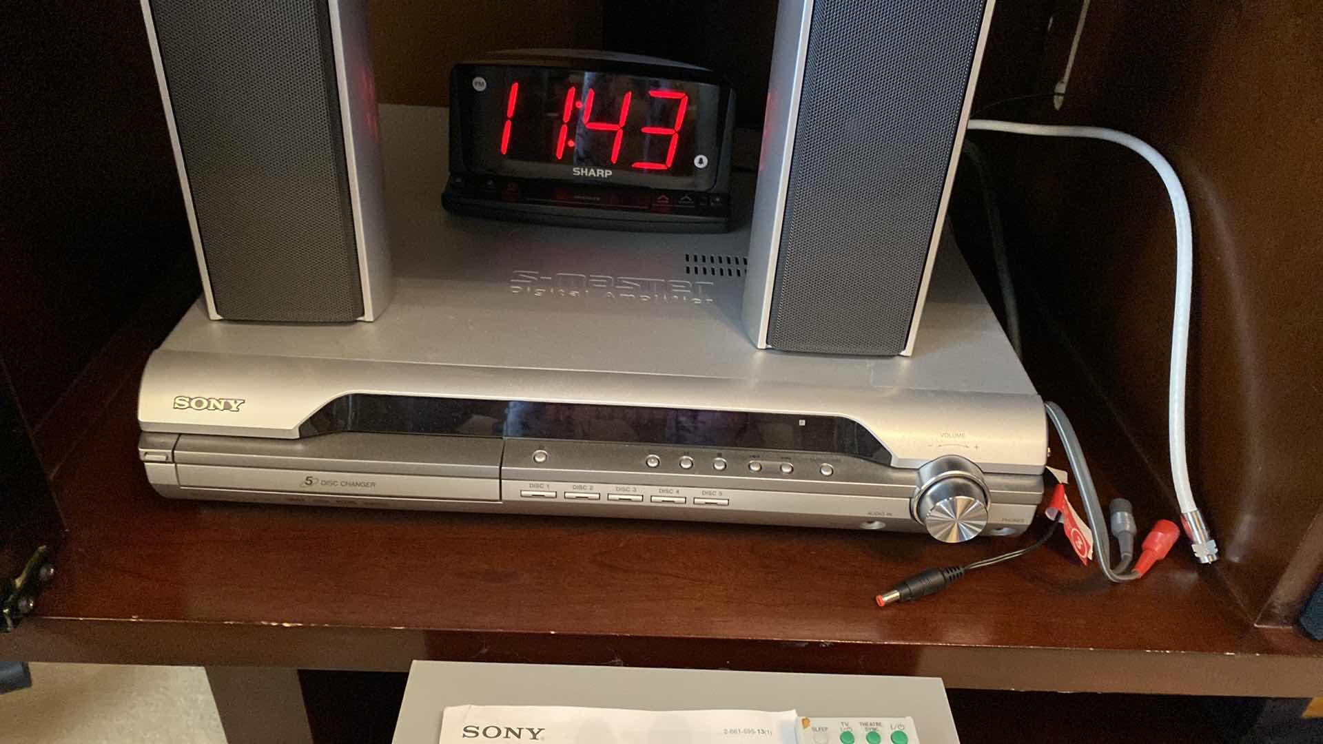 Photo 1 of SONY DVD HOME THEATRE SYSTEM WITH REMOTE- BUYER TO DISCONNECT AND CLOCK