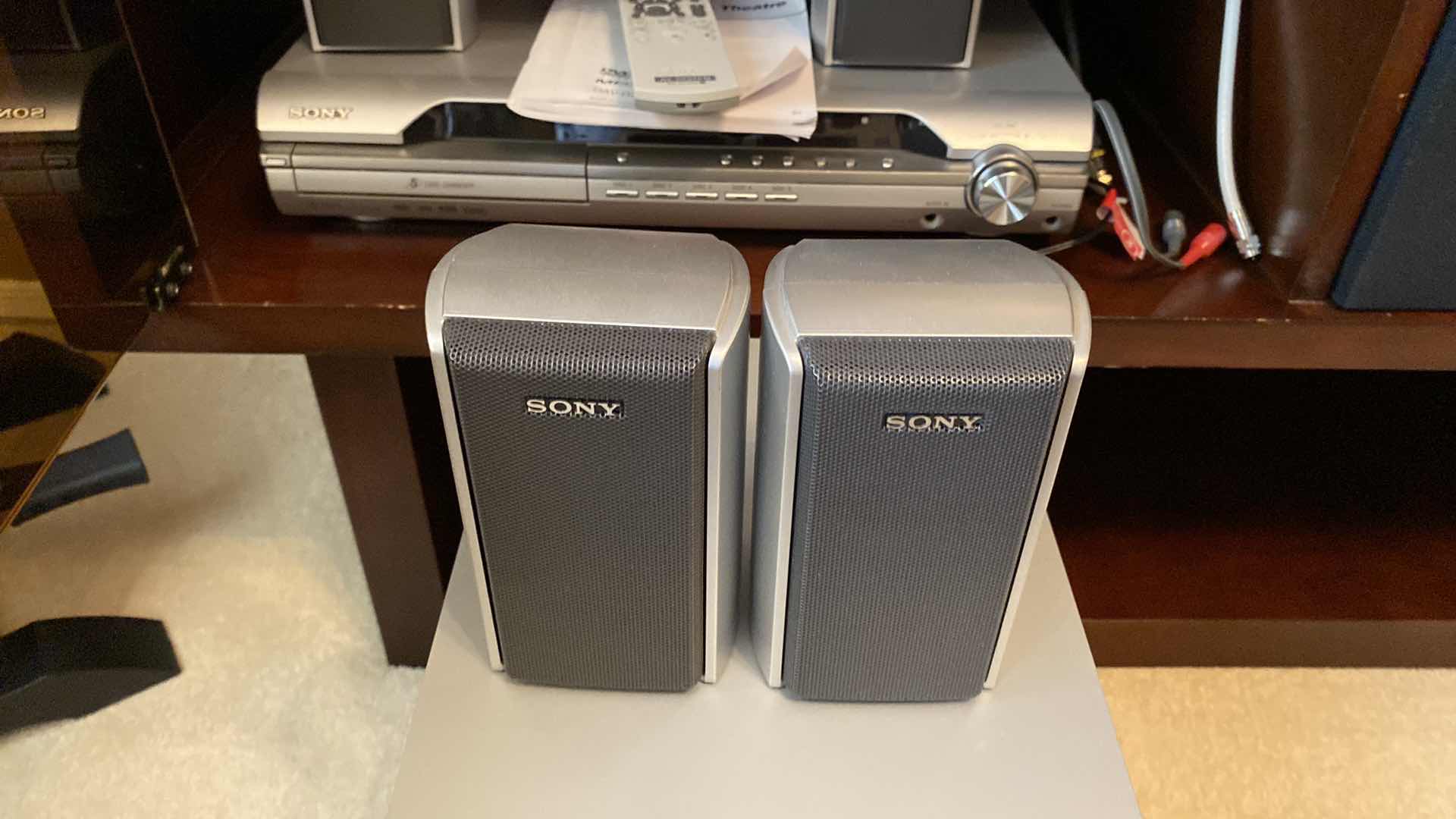 Photo 1 of SONY DVD HOME THEATRE SYSTEM WITH REMOTE- BUYER TO DISCONNECT AND CLOCK