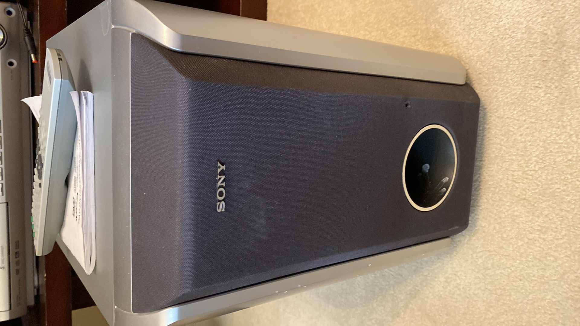 Photo 1 of SONY DVD HOME THEATRE SYSTEM WITH REMOTE- BUYER TO DISCONNECT AND CLOCK