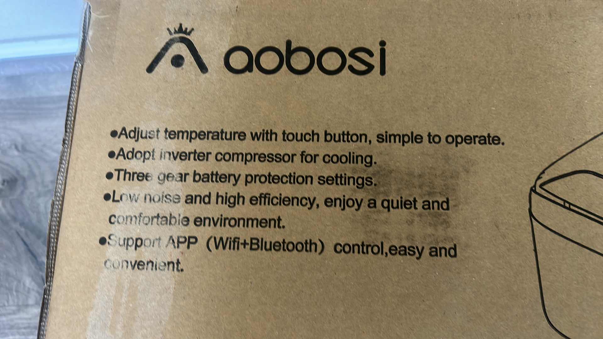 Photo 1 of NEW IN BOX AOBOSI CAR FRIDGE