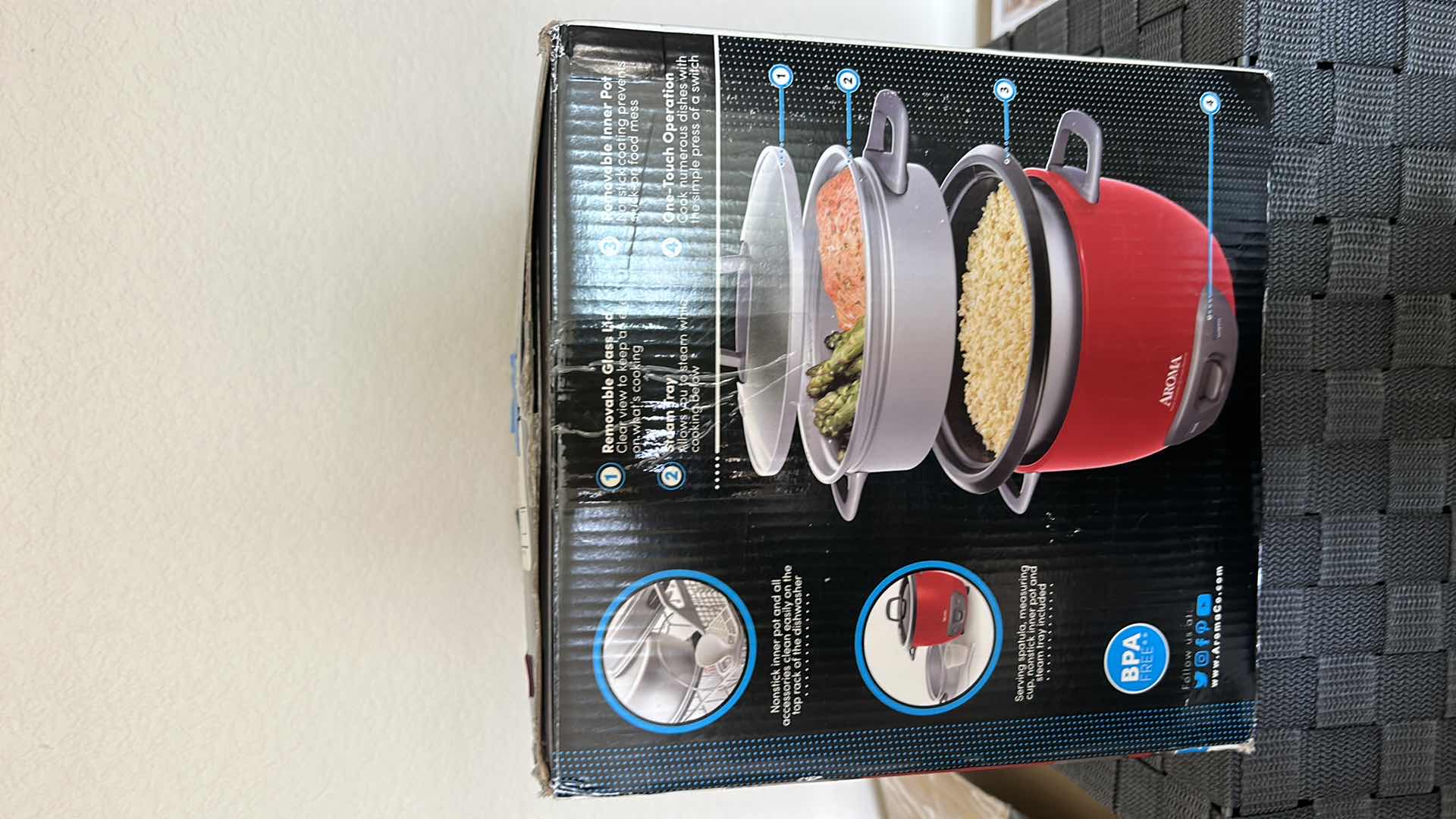 Photo 1 of NEW IN BOX AROMA RICE COOKER FOOD STEAMER