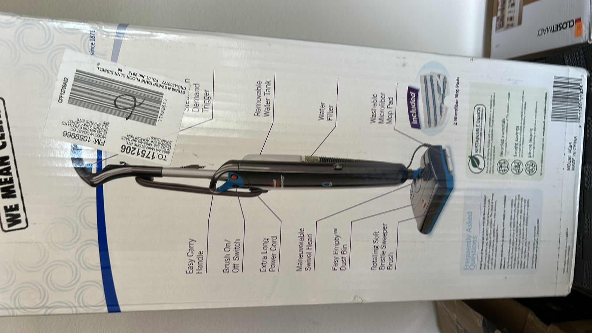 Photo 1 of NEW IN BOX BISSELL STEAM AND SWEEP HARD FLOOR CLEANER