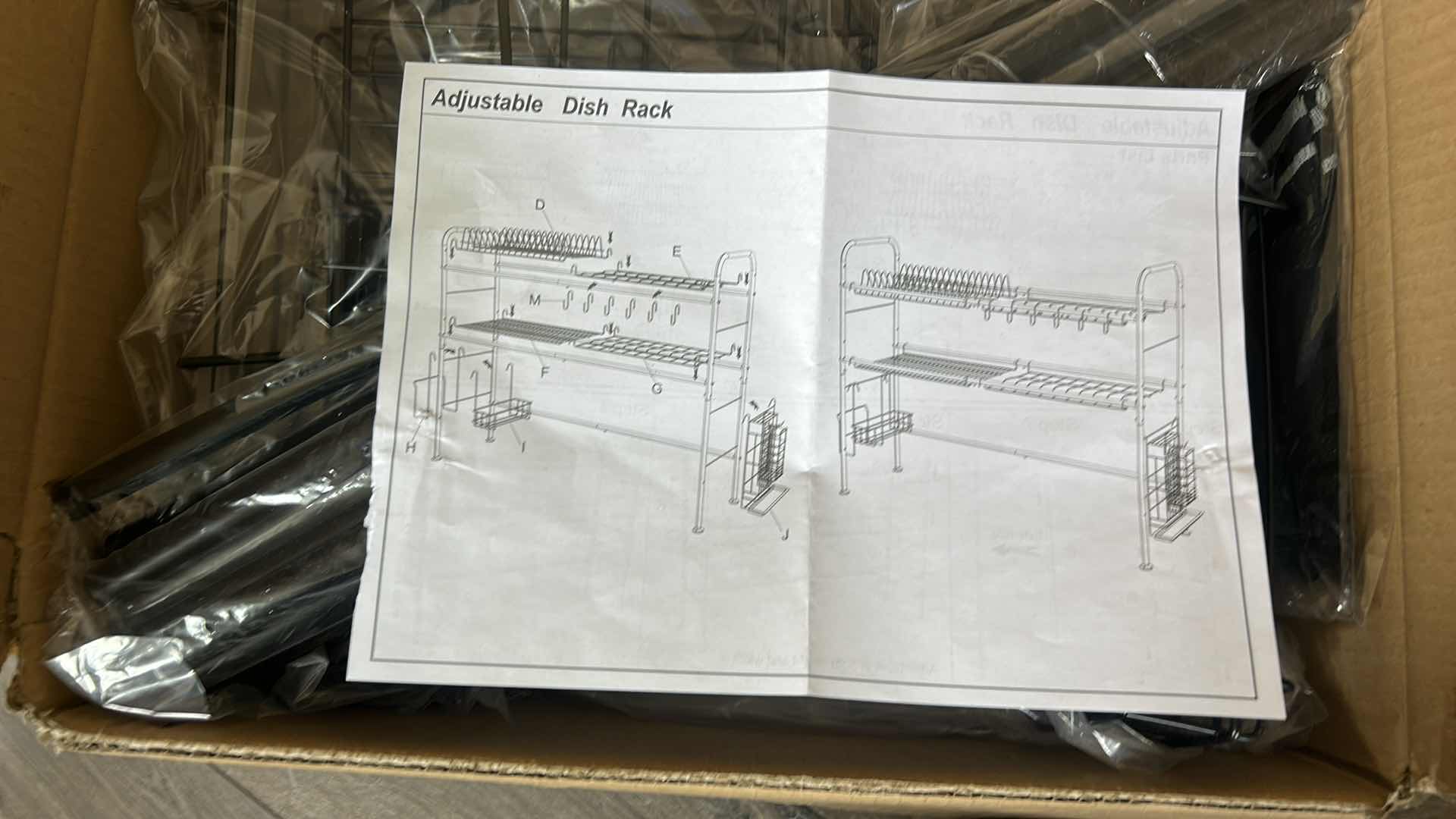 Photo 1 of NEW IN BOX ADJUSTABLE DISH RACK