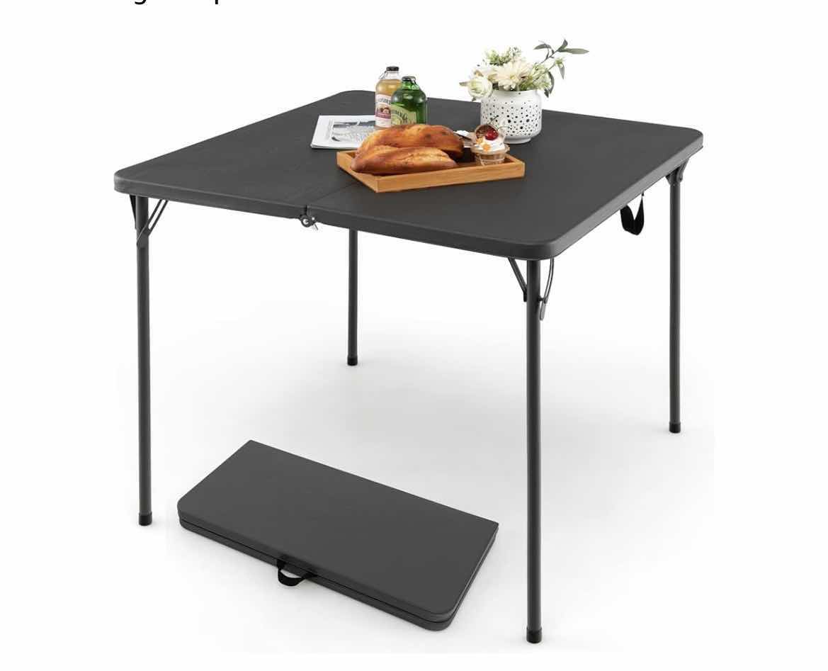 Photo 1 of NEW IN BOX BROWN FOLDING CARD TABLE