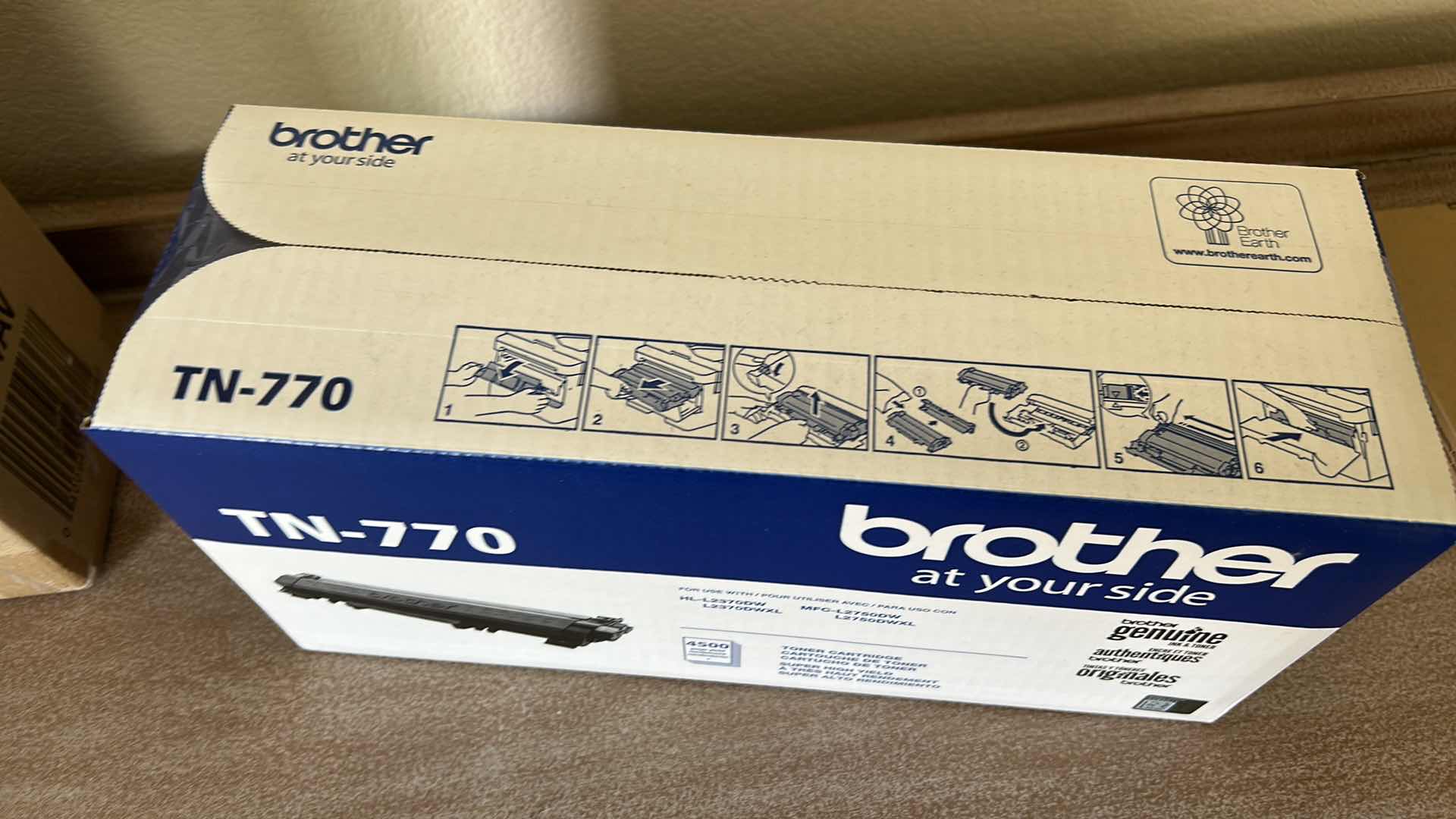 Photo 1 of NEW BROTHER TN-77 TONER CARTRIDGE