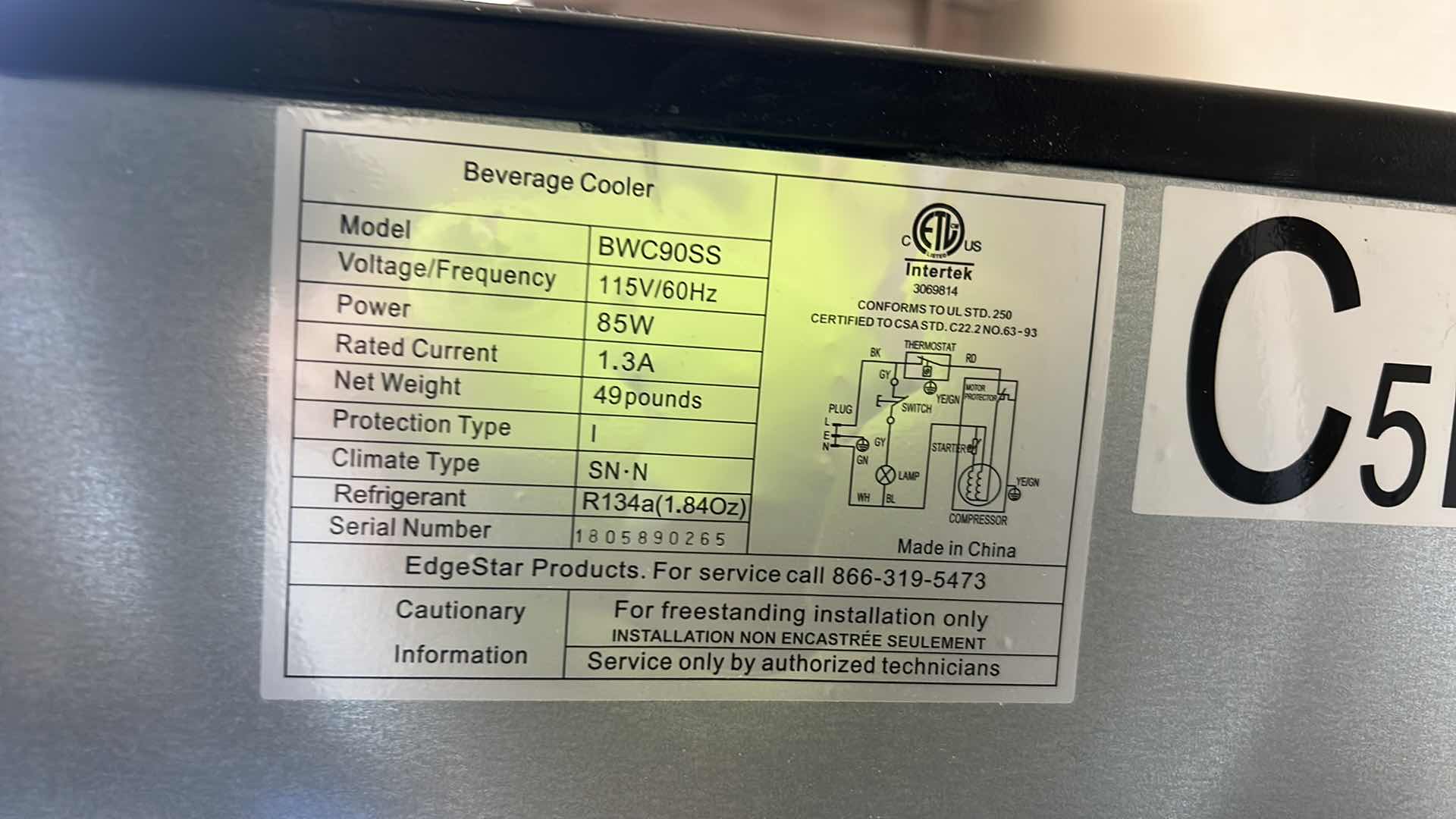 Photo 1 of NEW MINI REFRIGERATOR- BEVERAGE COOLER EDGESTAR