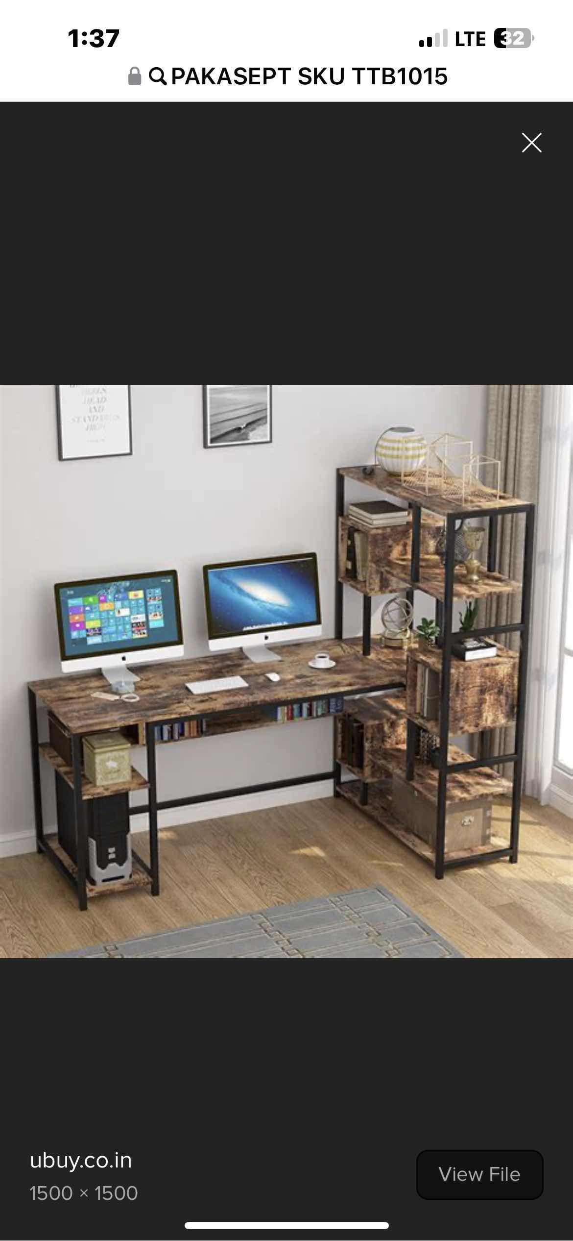 Photo 1 of NEW IN BOX PAKASEPT DESK UNIT TO BE ASSEMBLED