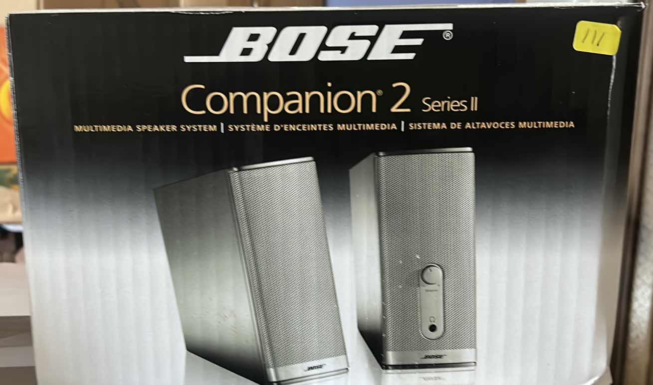 Photo 1 of NEW BOSE COMPANION 2 SPEAKERS
