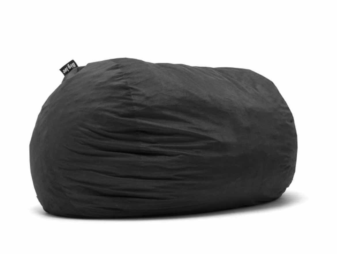 Photo 1 of 7’ XXL HUGE FUFF CHAIR IN BLACK ONYX COMFORT SUEDE