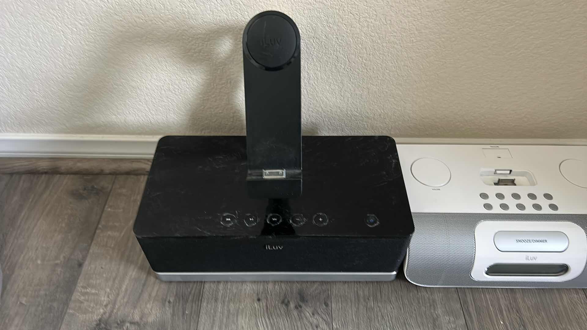 Photo 1 of 2 iLUV ALARM CLOCK PHONE CHARGERS, NO POWER PLUGS