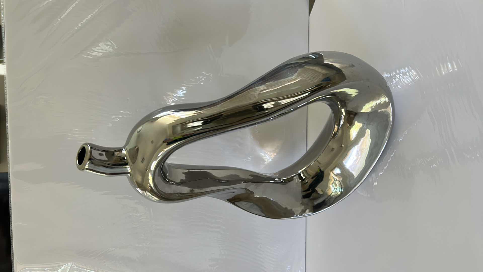 Photo 1 of HOME DECOR- SILVER PEAR H21”