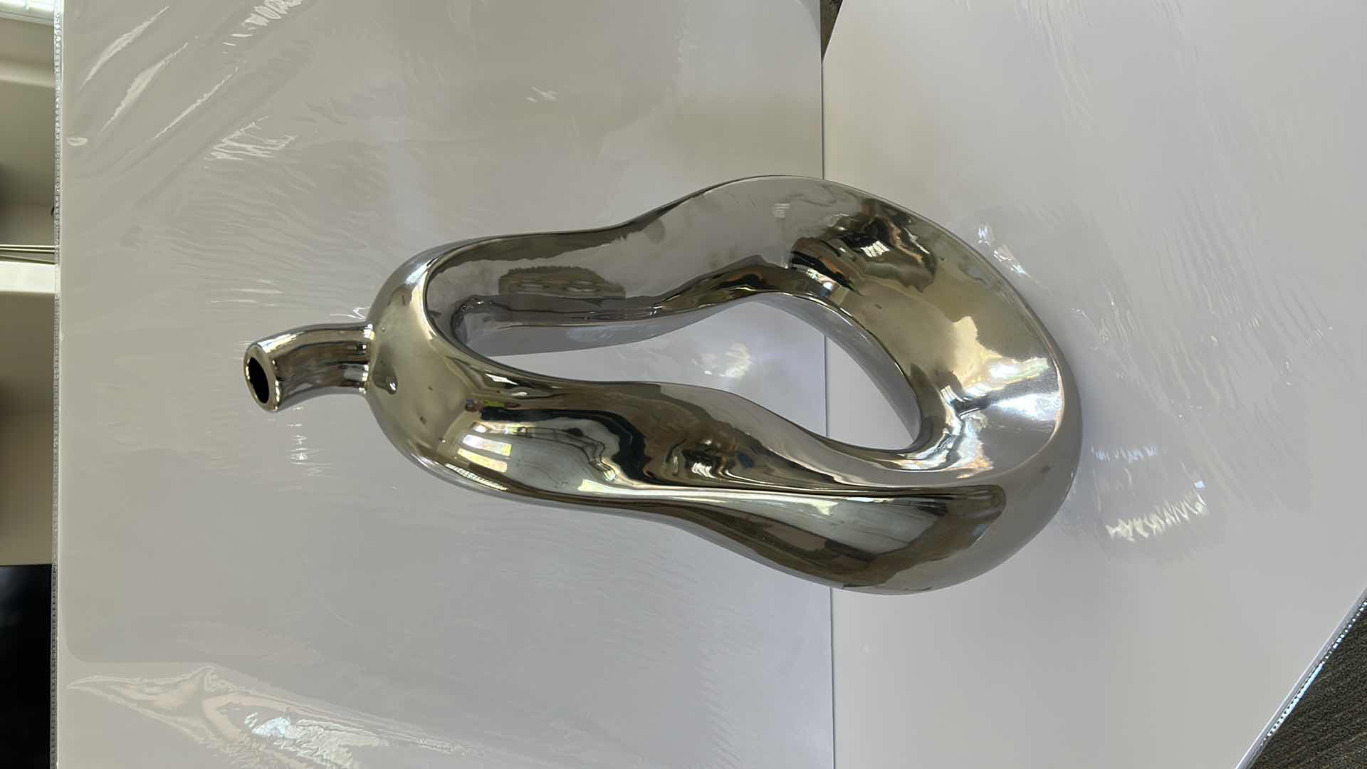 Photo 1 of HOME DECOR- SILVER PEAR H21”