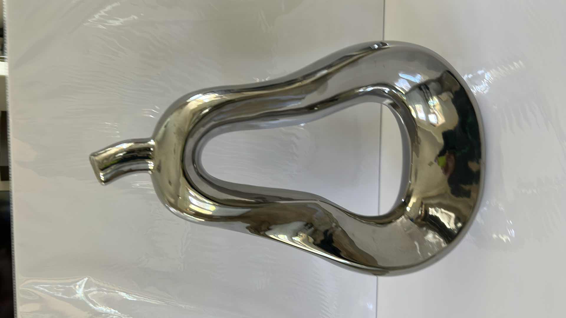 Photo 1 of HOME DECOR- SILVER PEAR H21”