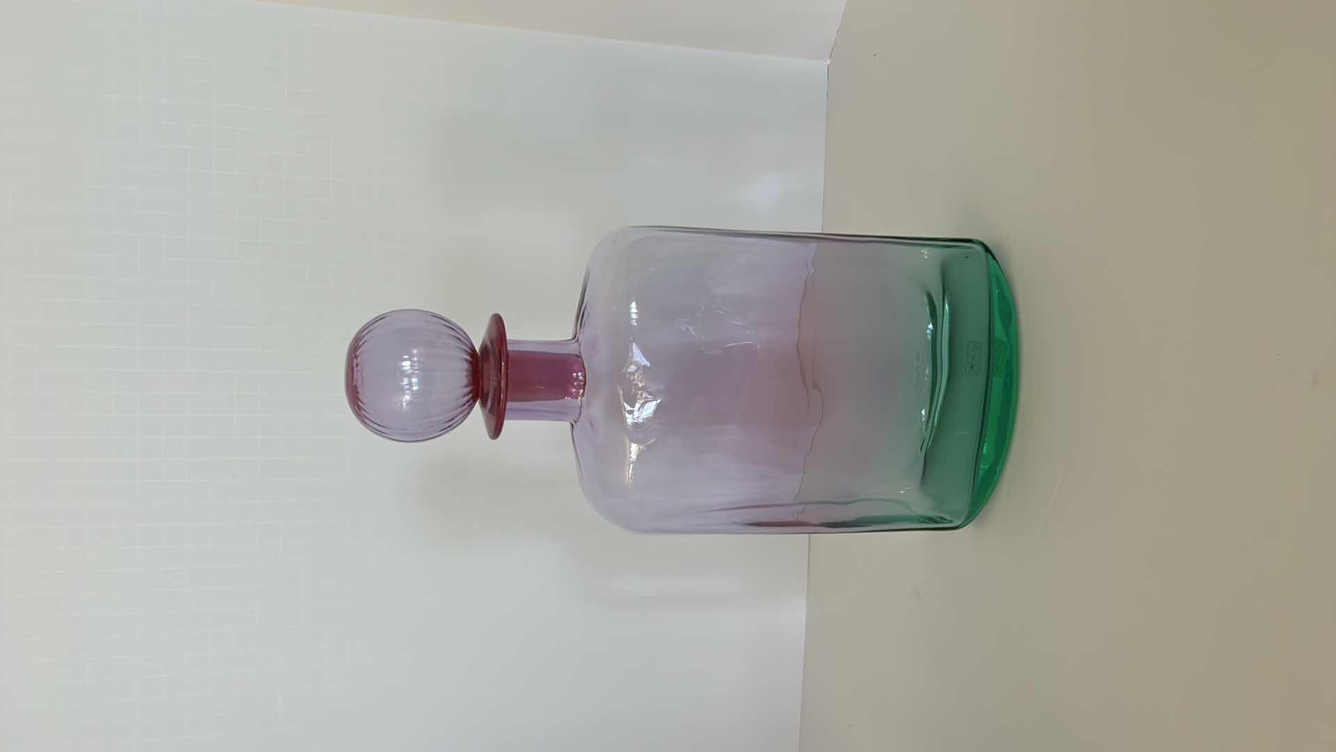 Photo 7 of CARLO MORETTI COLORED GLASS H12”