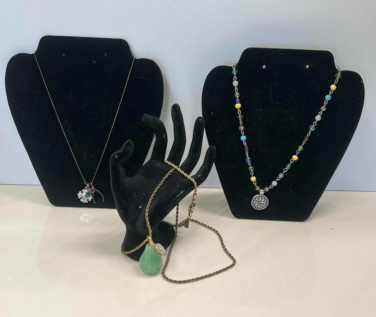 Photo 1 of COSTUME JEWELRY- 3 NECKLACES