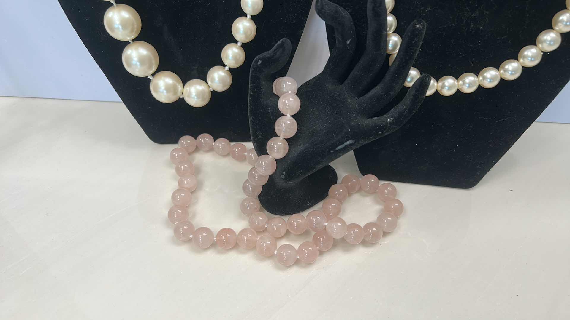 Photo 3 of COSTUME JEWELRY- 3 NECKLACES