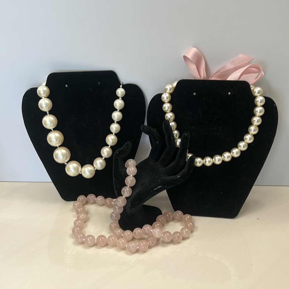 Photo 5 of COSTUME JEWELRY- 3 NECKLACES