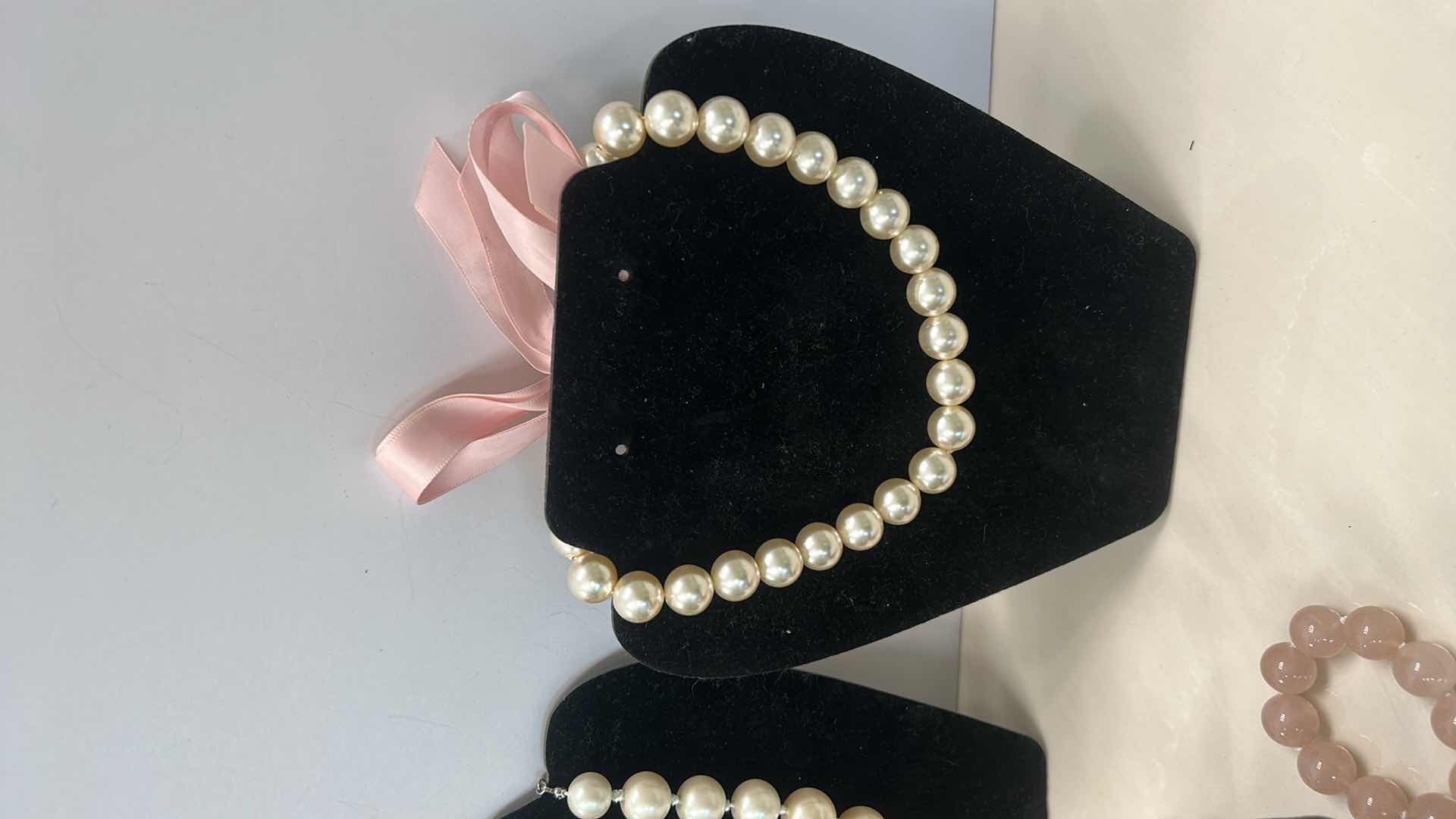 Photo 4 of COSTUME JEWELRY- 3 NECKLACES