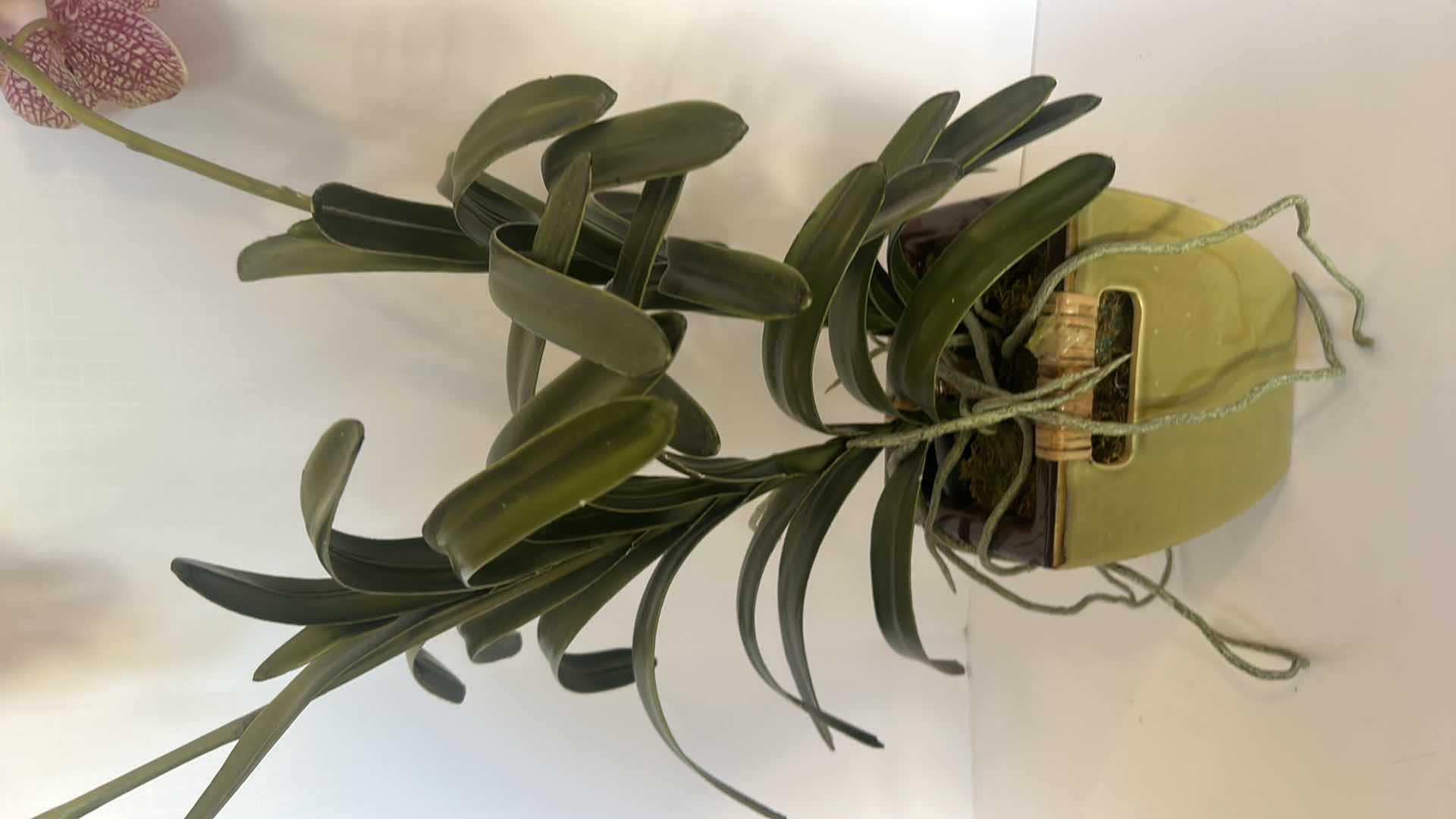 Photo 1 of FAUX ORCHID FLOWER ARRANGEMENT H32”