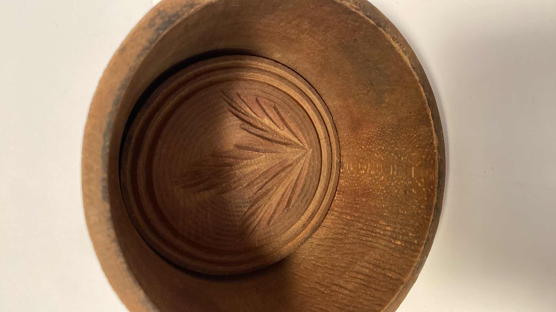 Photo 1 of ANTIQUE BUTTER MOLD STAMP H 6 1/2”