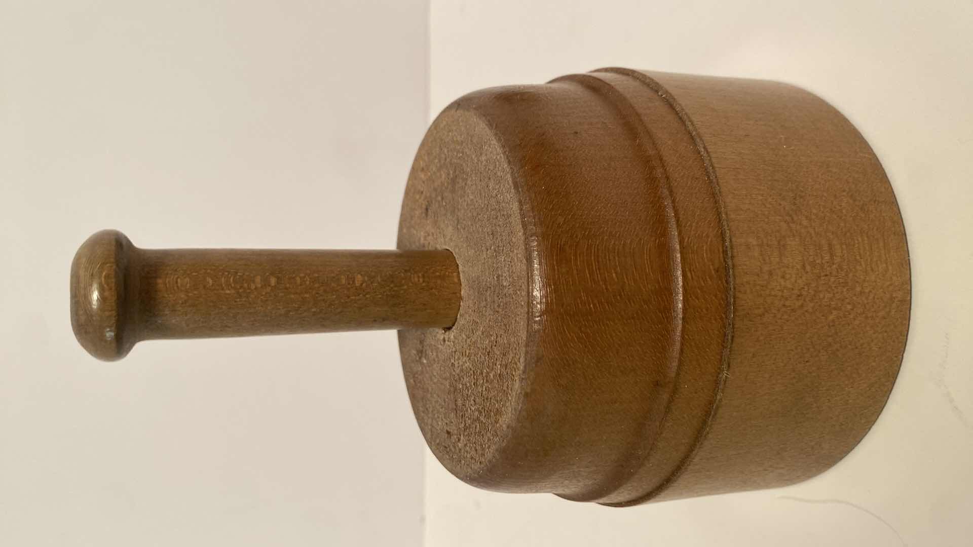 Photo 1 of ANTIQUE BUTTER MOLD STAMP H 6 1/2”