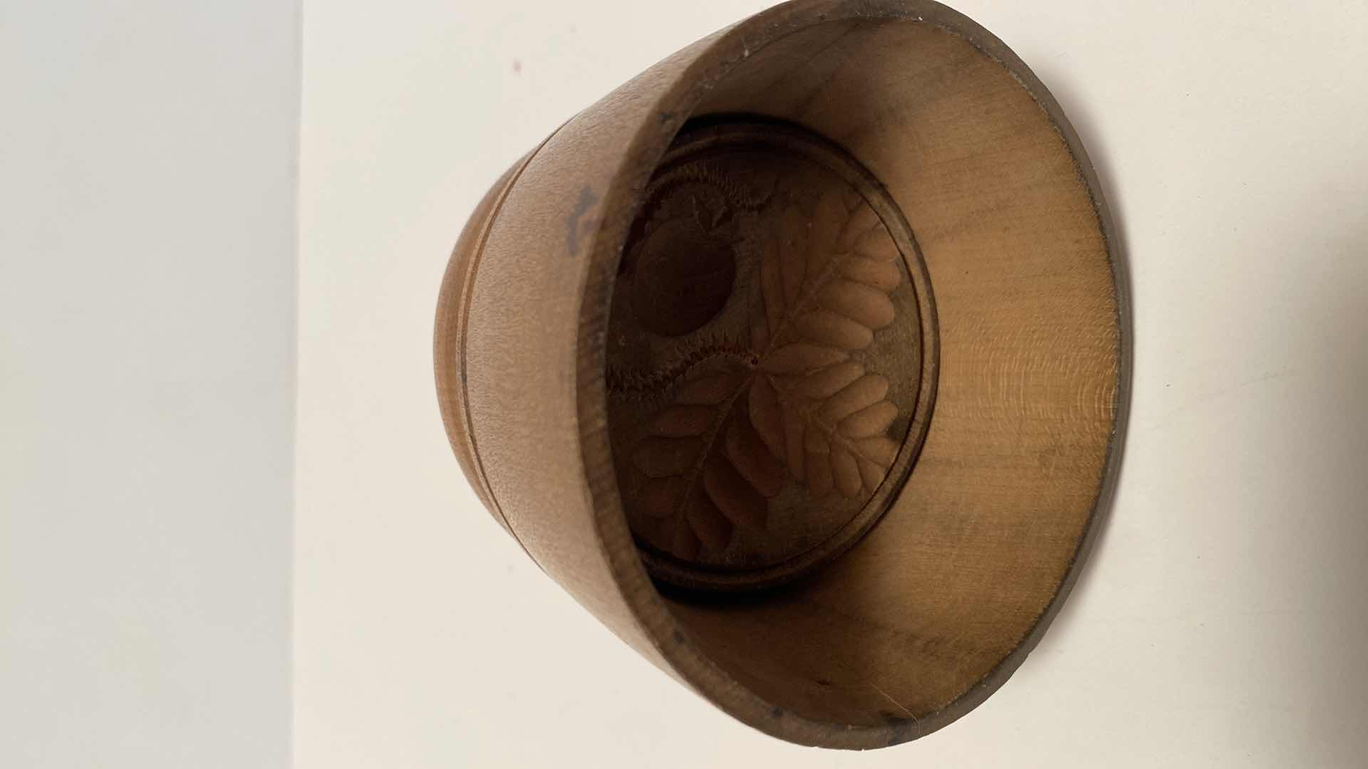 Photo 1 of ANTIQUE BUTTER MOLD STAMP H 6”