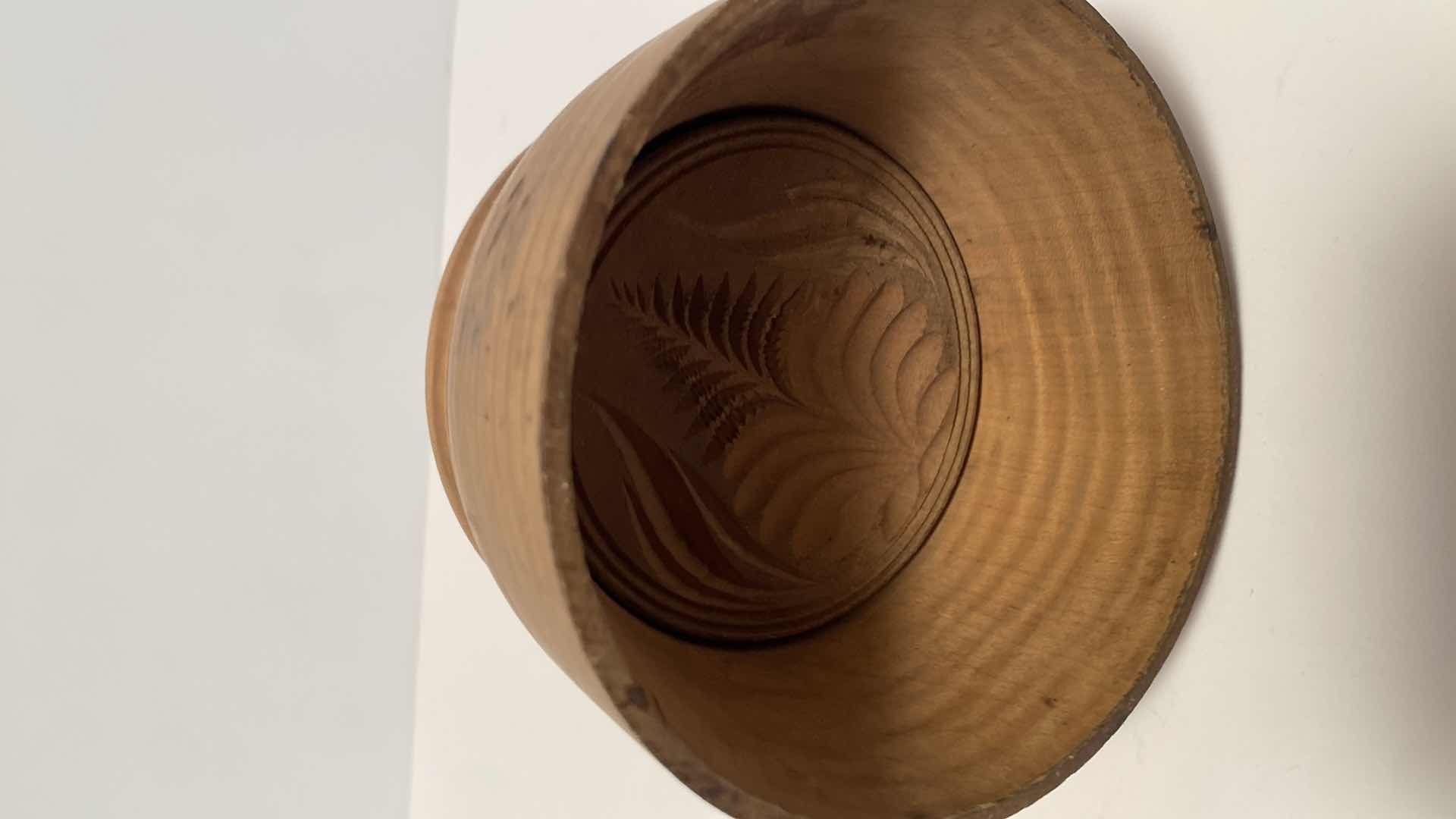 Photo 1 of ANTIQUE BUTTER MOLD STAMP H 7 1/2”