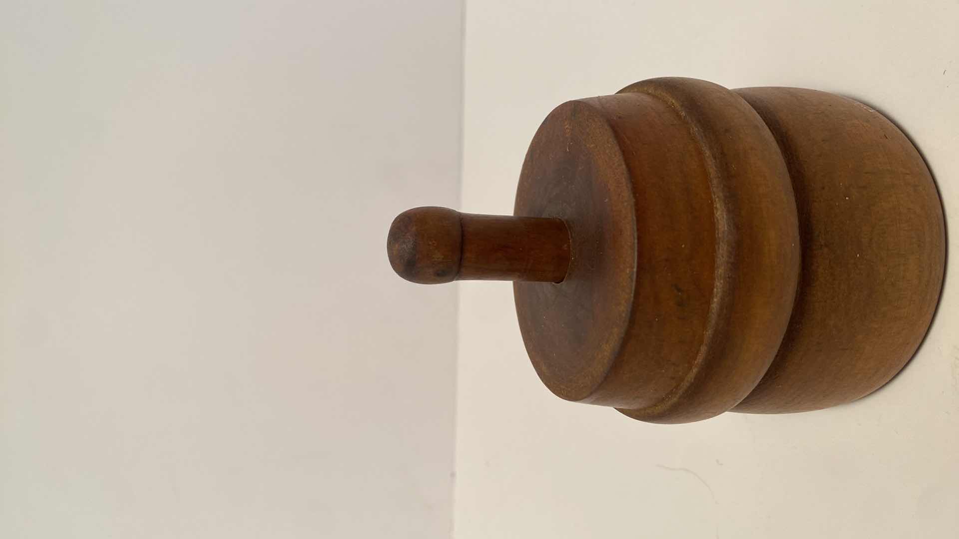 Photo 1 of ANTIQUE BUTTER MOLD STAMP H 4 1/2”