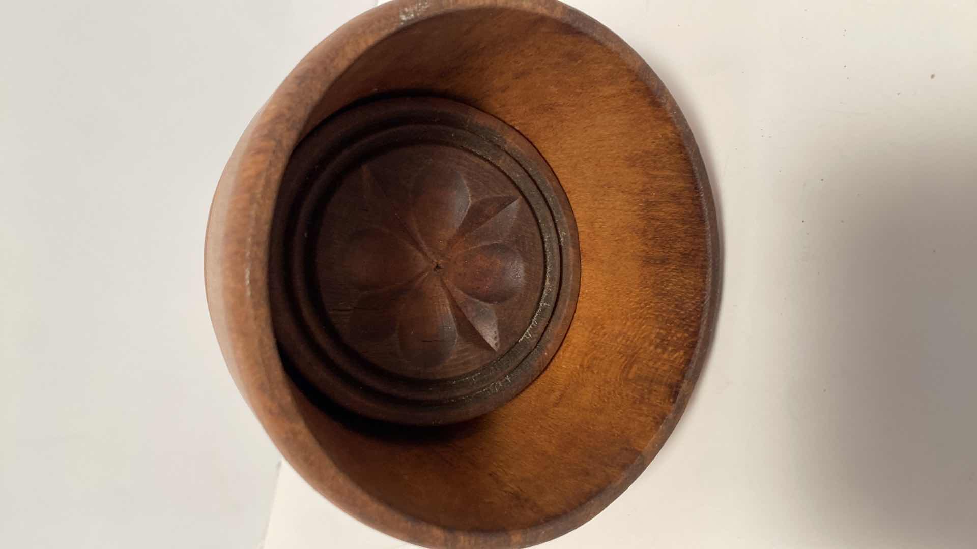 Photo 1 of ANTIQUE BUTTER MOLD STAMP H 5”