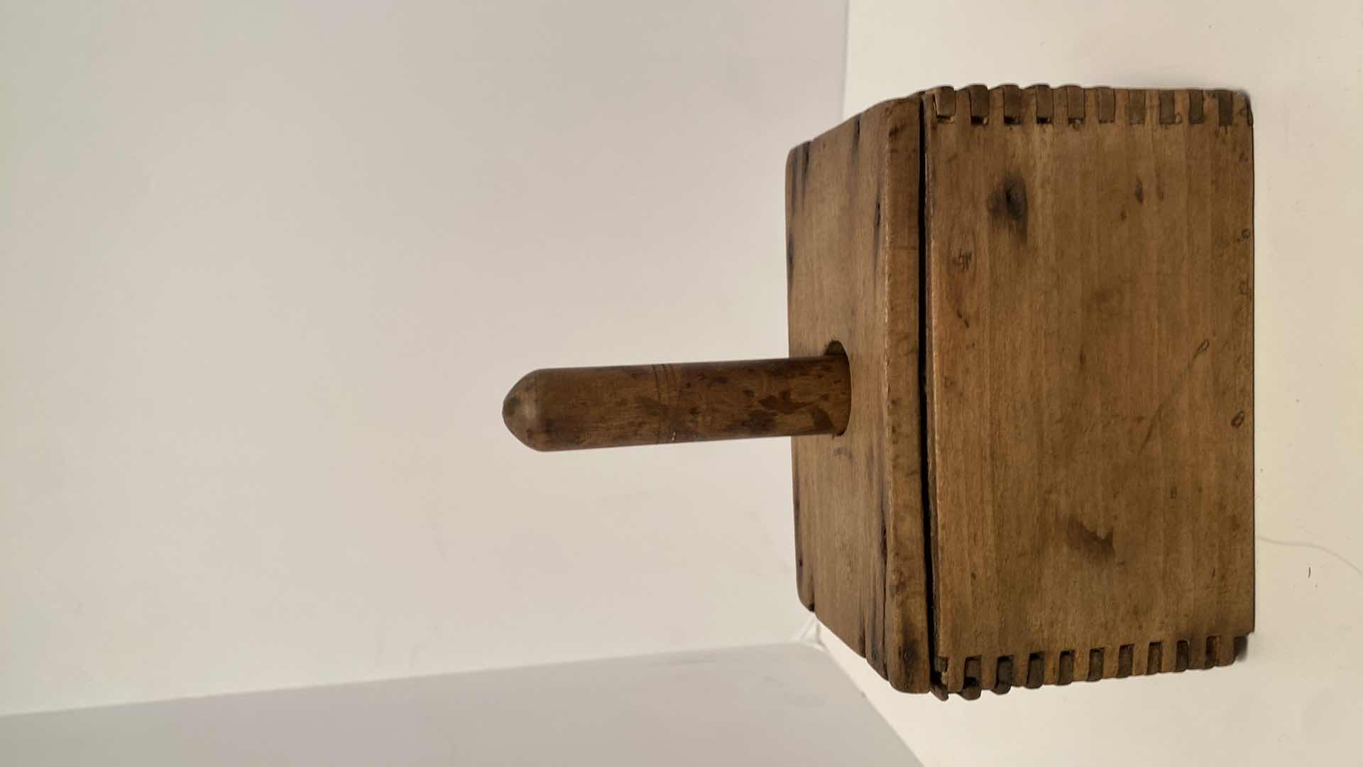 Photo 1 of ANTIQUE BUTTER MOLD 5 1/2” x 9” including handle